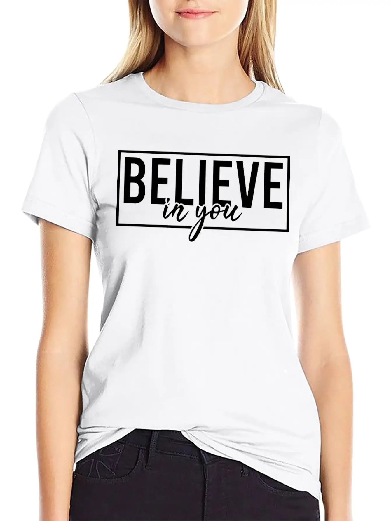 Be You! Self Confidence, Think Positiv! Motivation Classic Fit Graphic Tee For Daily Comfort – Unisex Cotton Shirt