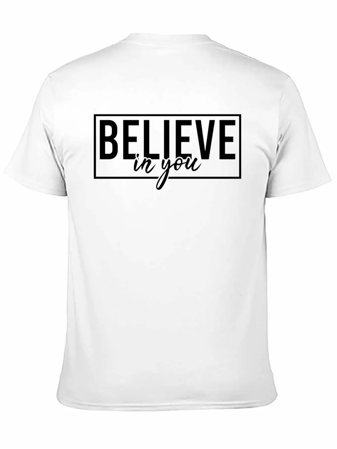 Be You! Self Confidence, Think Positiv! Motivation Classic Fit Graphic Tee For Daily Comfort – Unisex Cotton Shirt