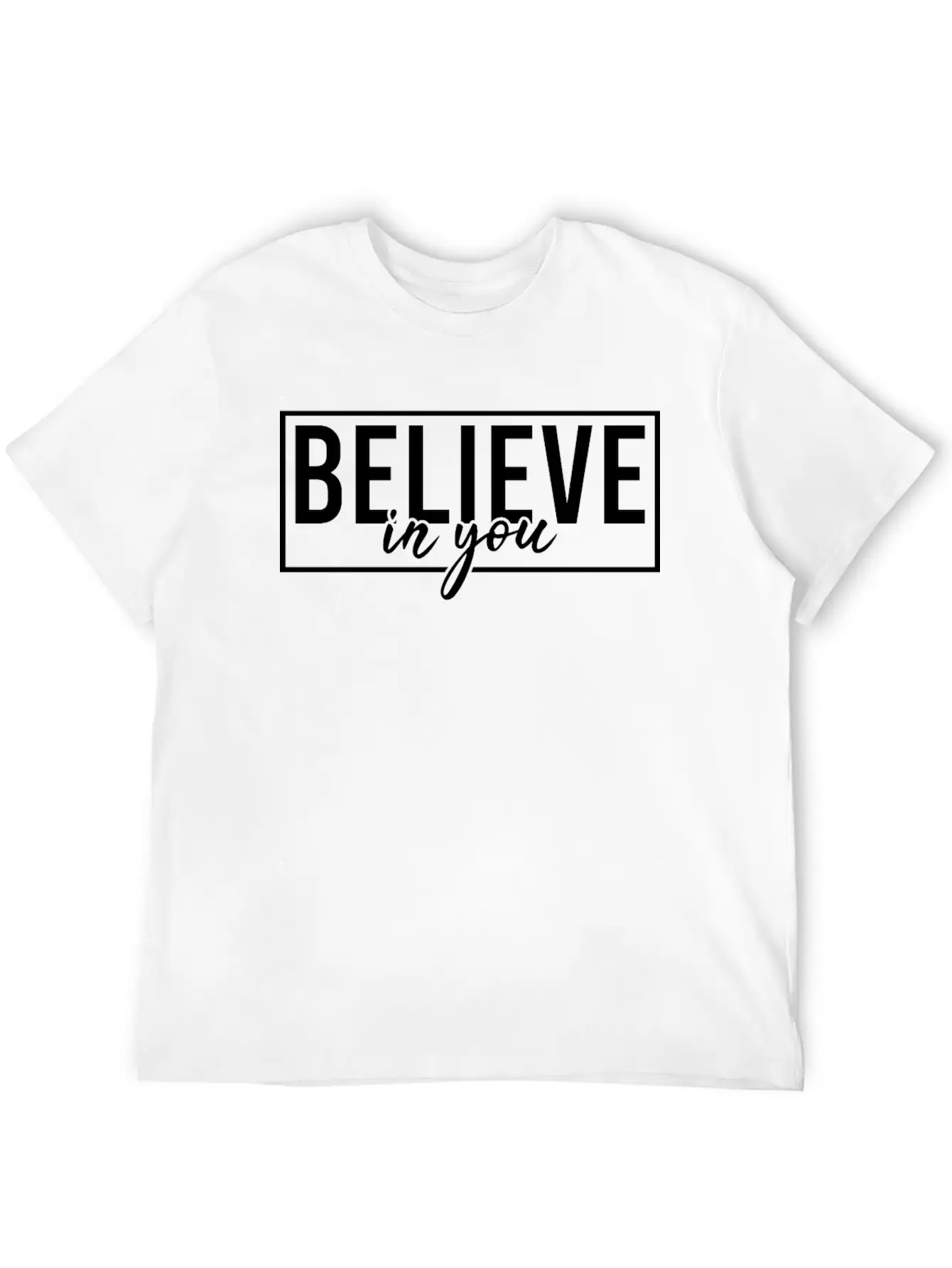 Be You! Self Confidence, Think Positiv! Motivation Classic Fit Graphic Tee For Daily Comfort – Unisex Cotton Shirt