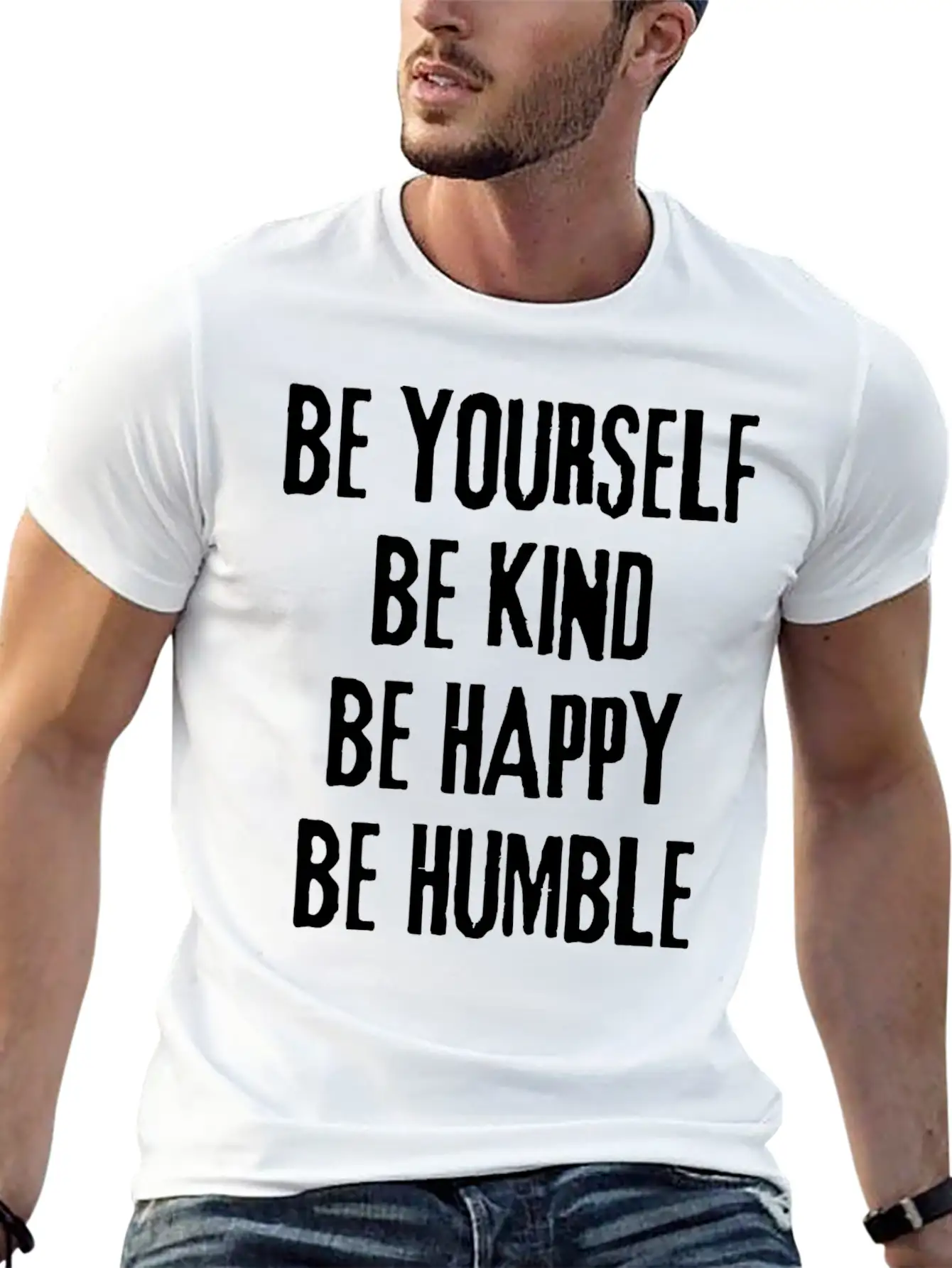 Be Yourself Essential Cotton Tee For Daily Outfits – Unisex Style