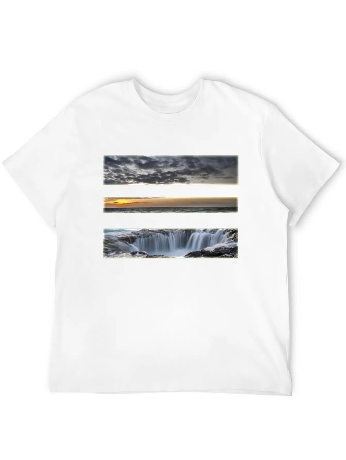 Beach Water Sand Unisex Casual T-Shirt – Clean Design For Daily Comfort