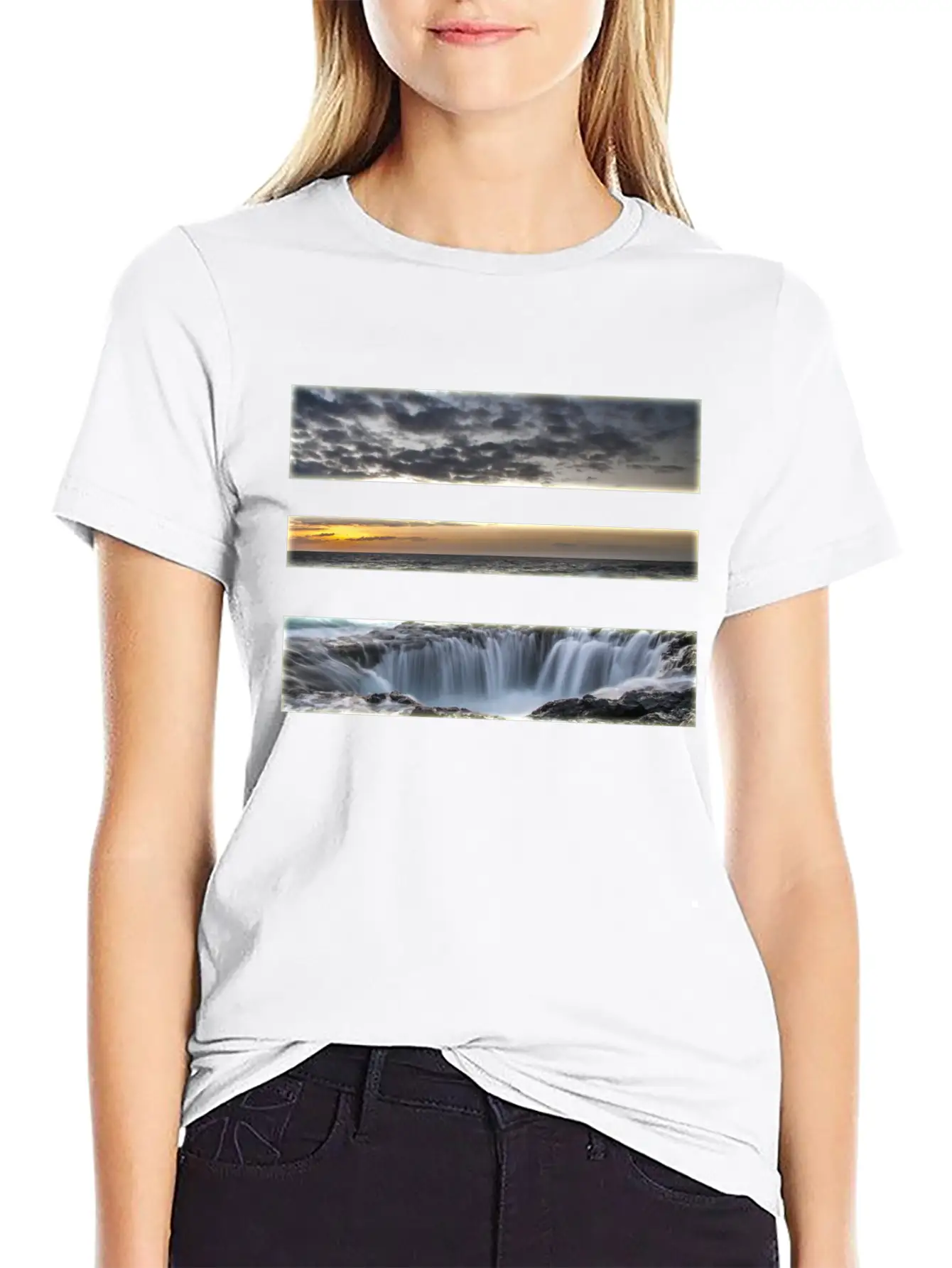 Beach Water Sand Unisex Casual T-Shirt – Clean Design For Daily Comfort
