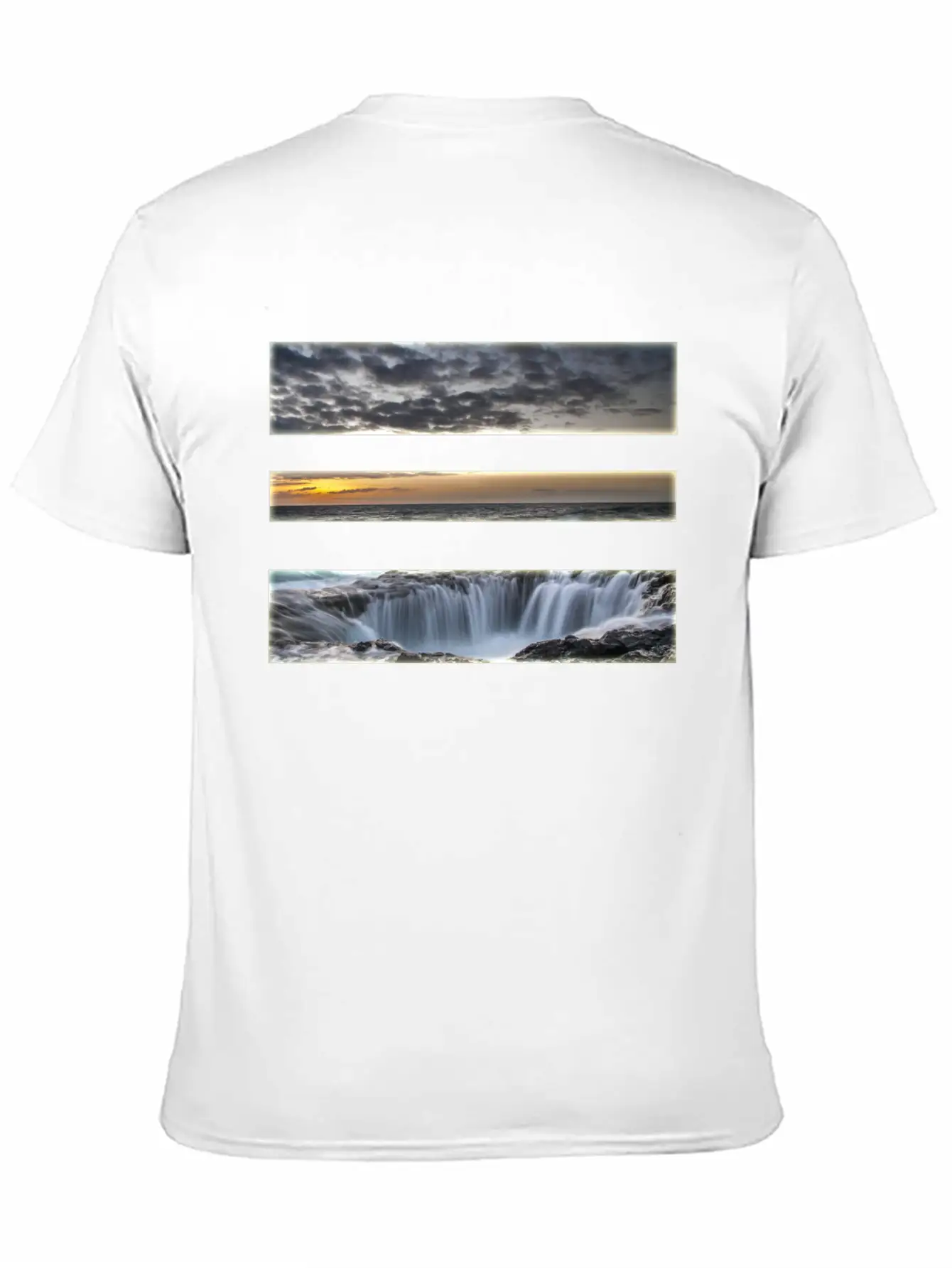 Beach Water Sand Unisex Casual T-Shirt – Clean Design For Daily Comfort