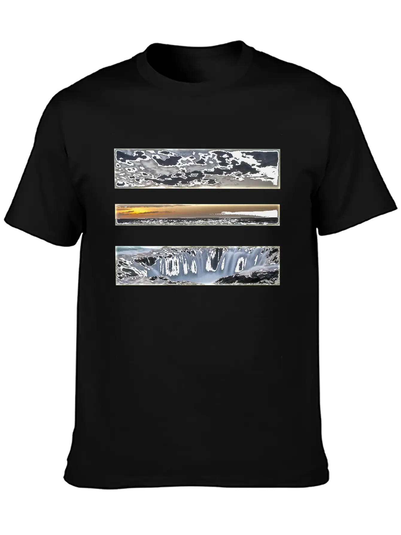 Beach Water Sand Unisex Casual T-Shirt – Clean Design For Daily Comfort