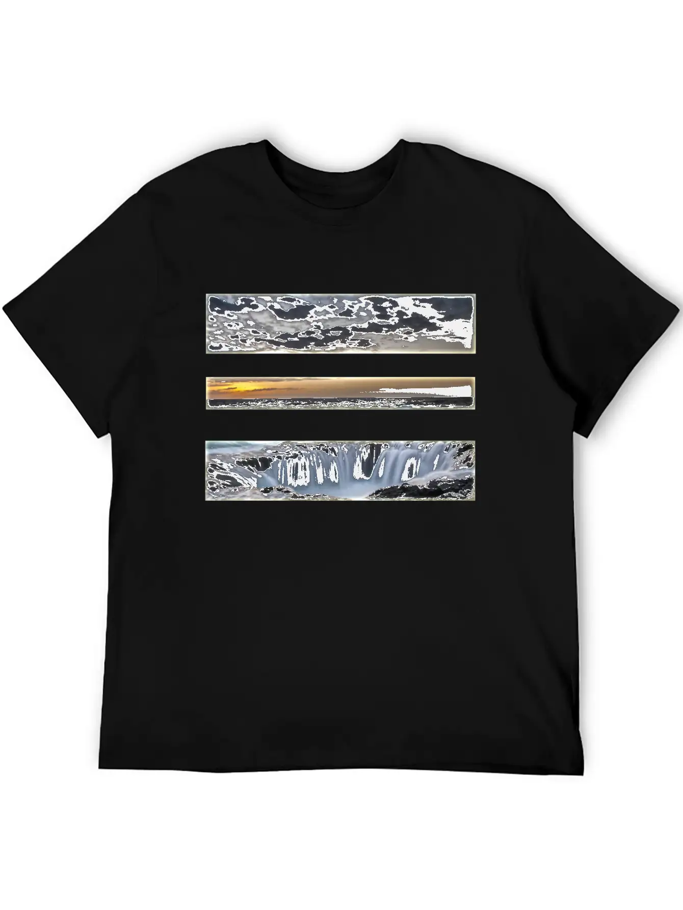 Beach Water Sand Unisex Casual T-Shirt – Clean Design For Daily Comfort