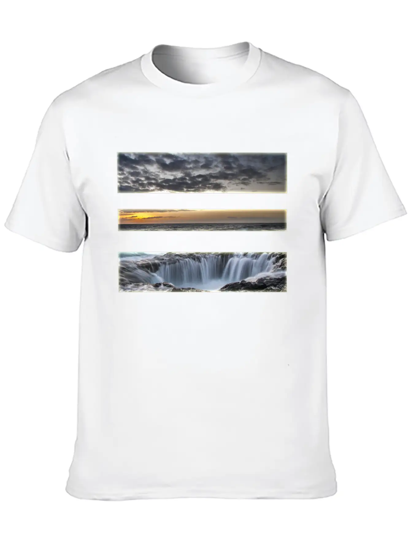 Beach Water Sand Unisex Casual T-Shirt – Clean Design For Daily Comfort