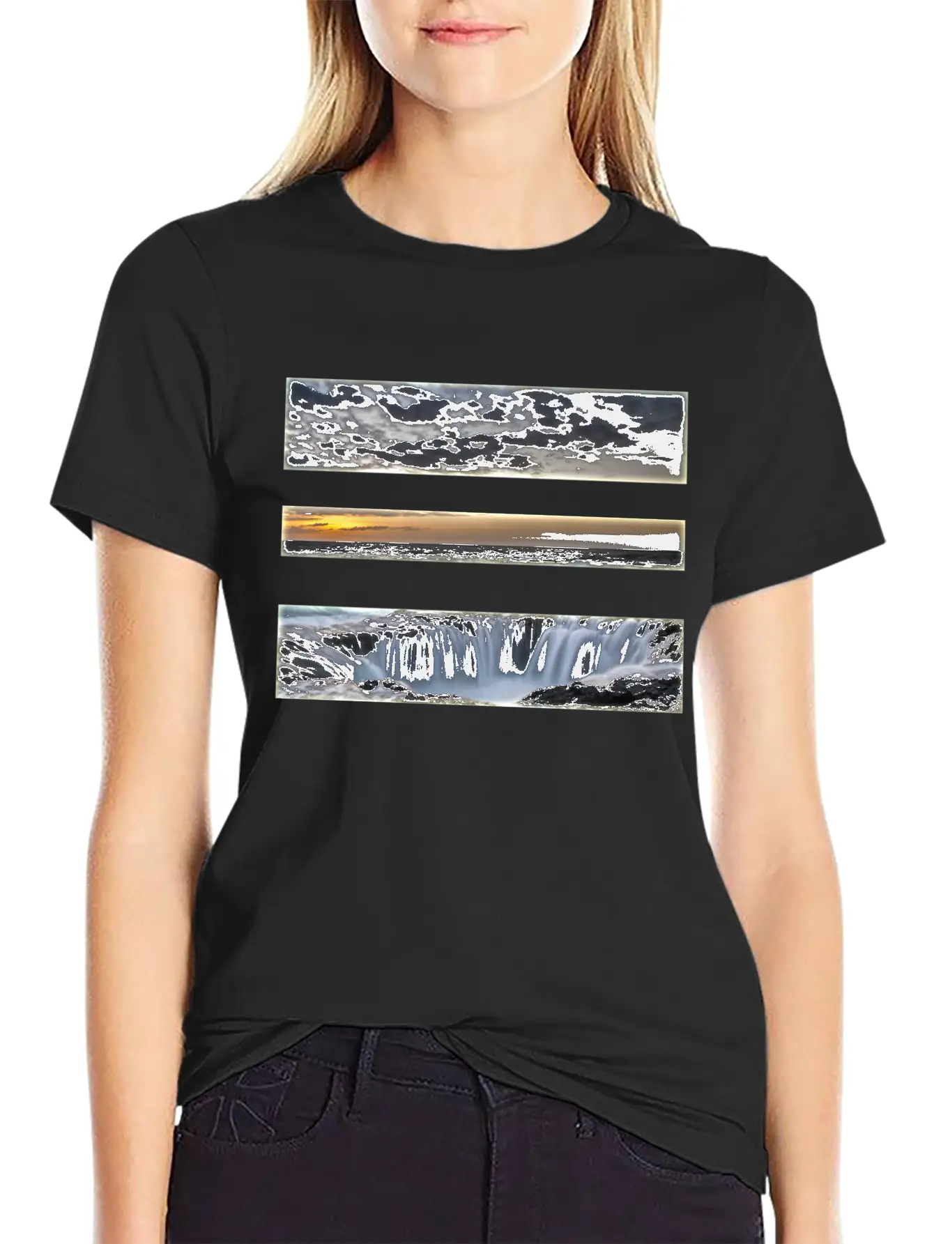 Beach Water Sand Unisex Casual T-Shirt – Clean Design For Daily Comfort