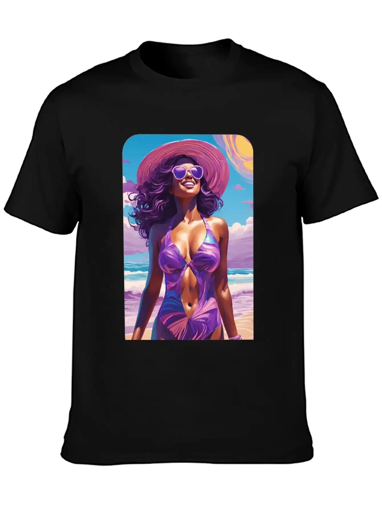 Beachy Breeze Modern Fit Casual T-Shirt – Clean And Versatile Design