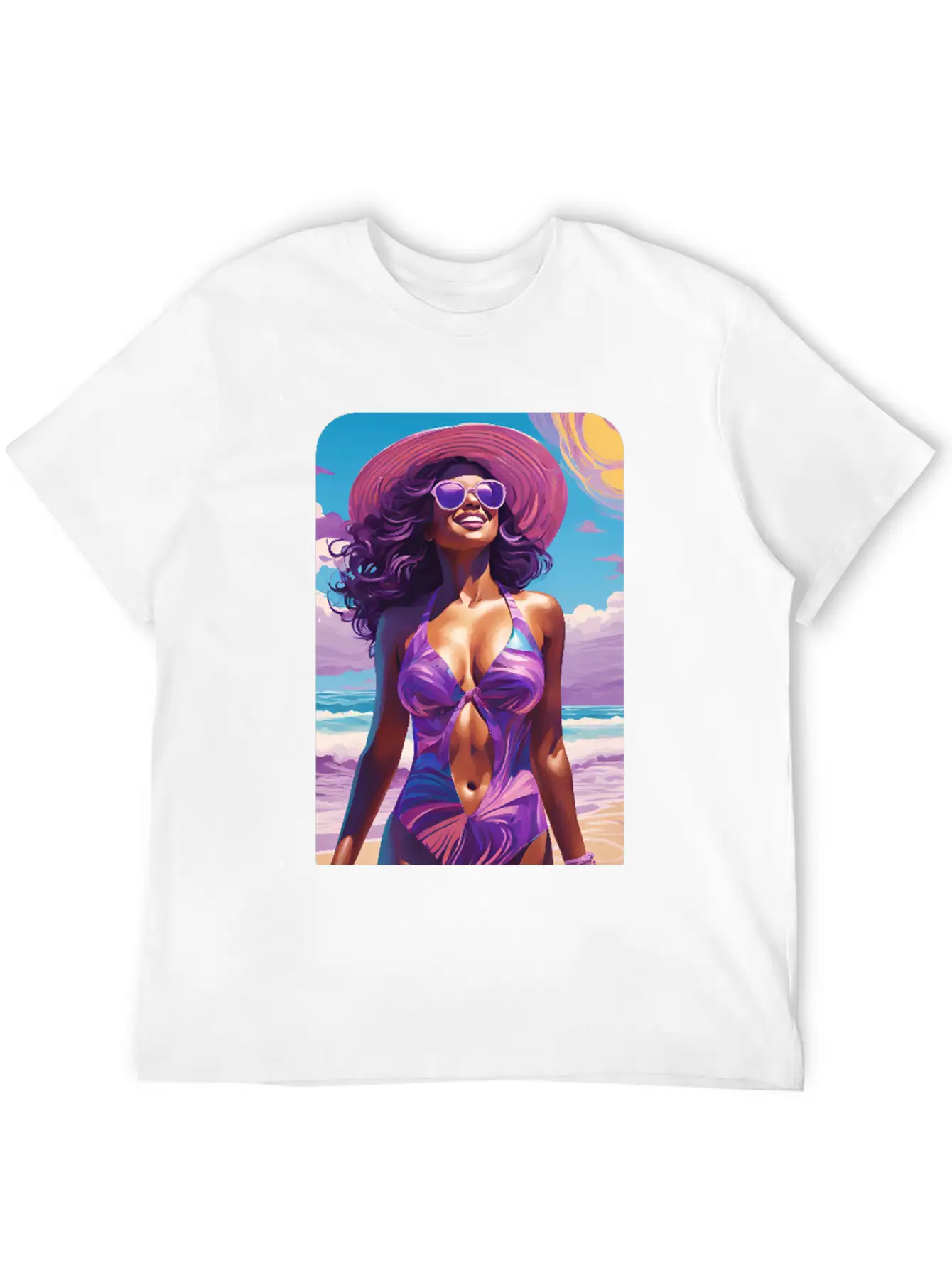 Beachy Breeze Modern Fit Casual T-Shirt – Clean And Versatile Design