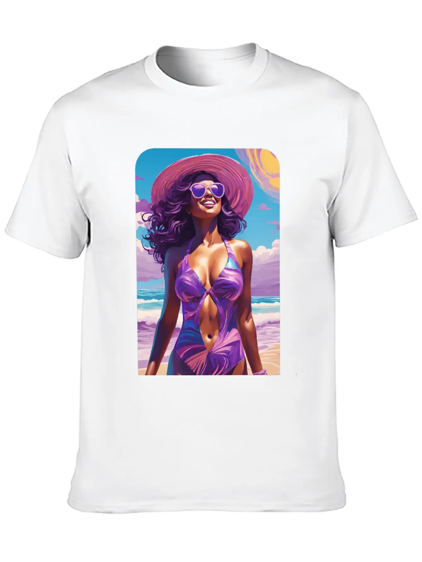 Beachy Breeze Modern Fit Casual T-Shirt – Clean And Versatile Design