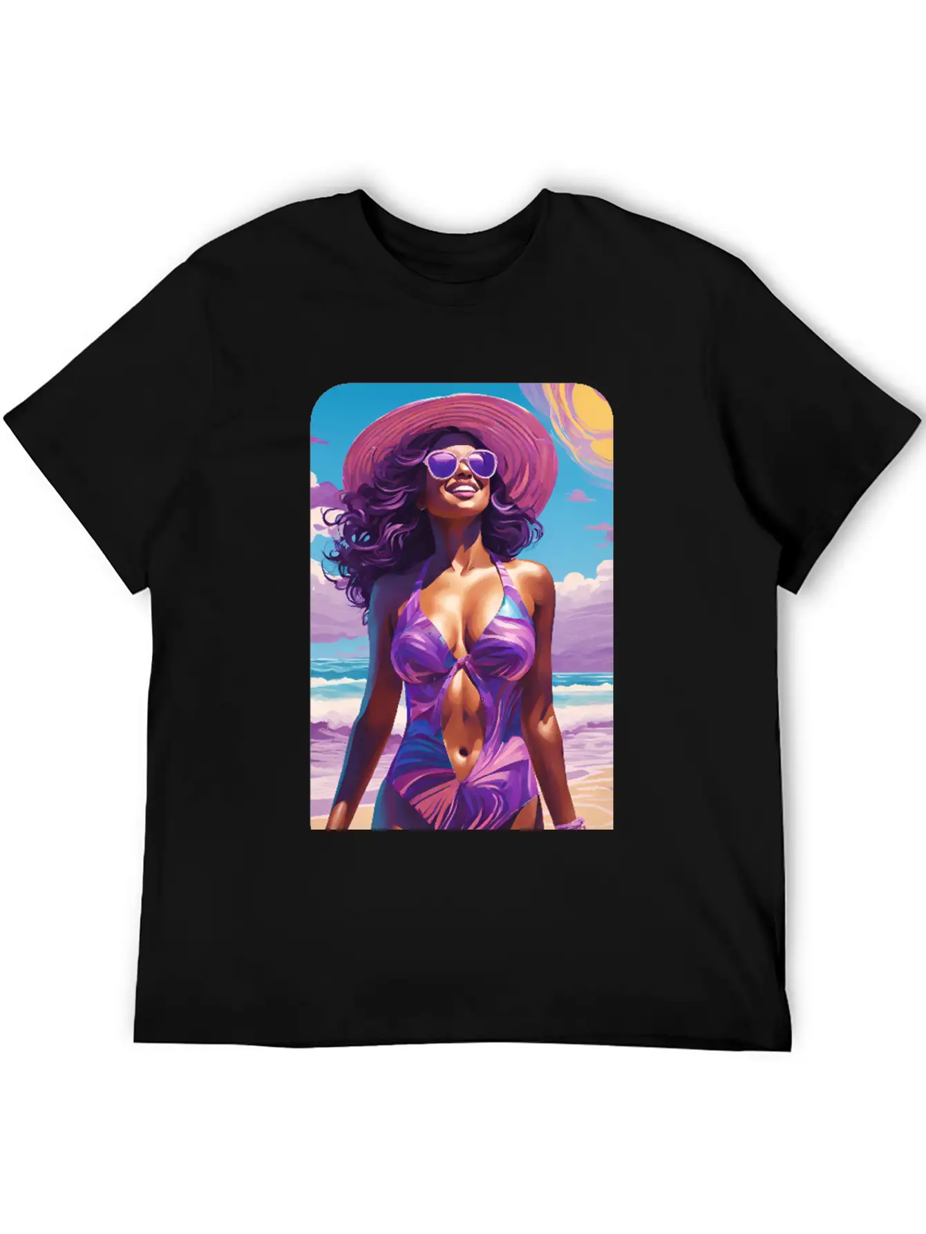 Beachy Breeze Modern Fit Casual T-Shirt – Clean And Versatile Design