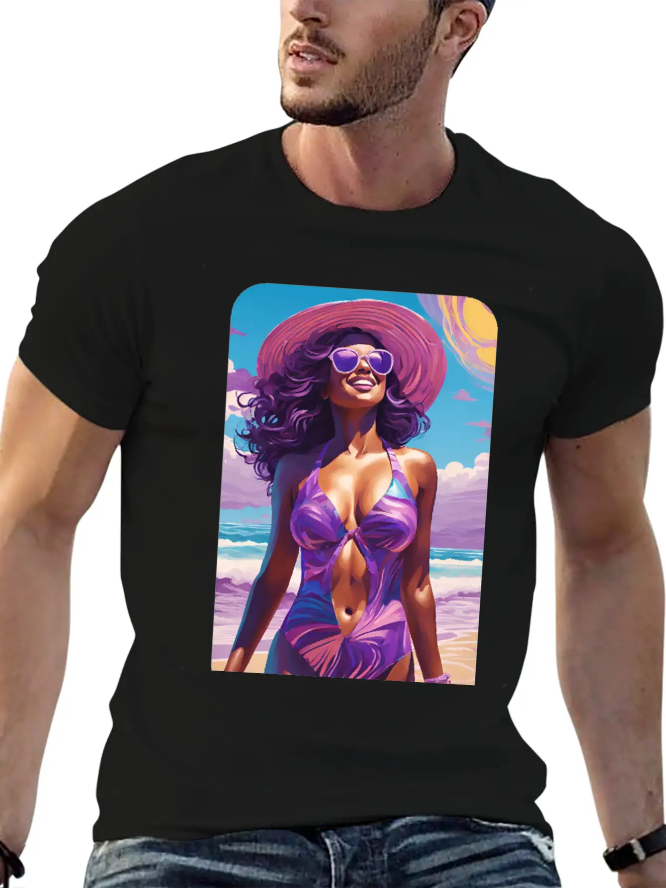 Beachy Breeze Modern Fit Casual T-Shirt – Clean And Versatile Design