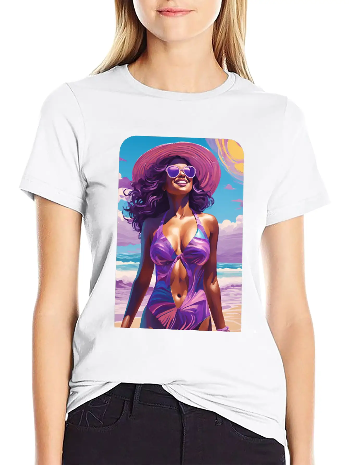 Beachy Breeze Modern Fit Casual T-Shirt – Clean And Versatile Design