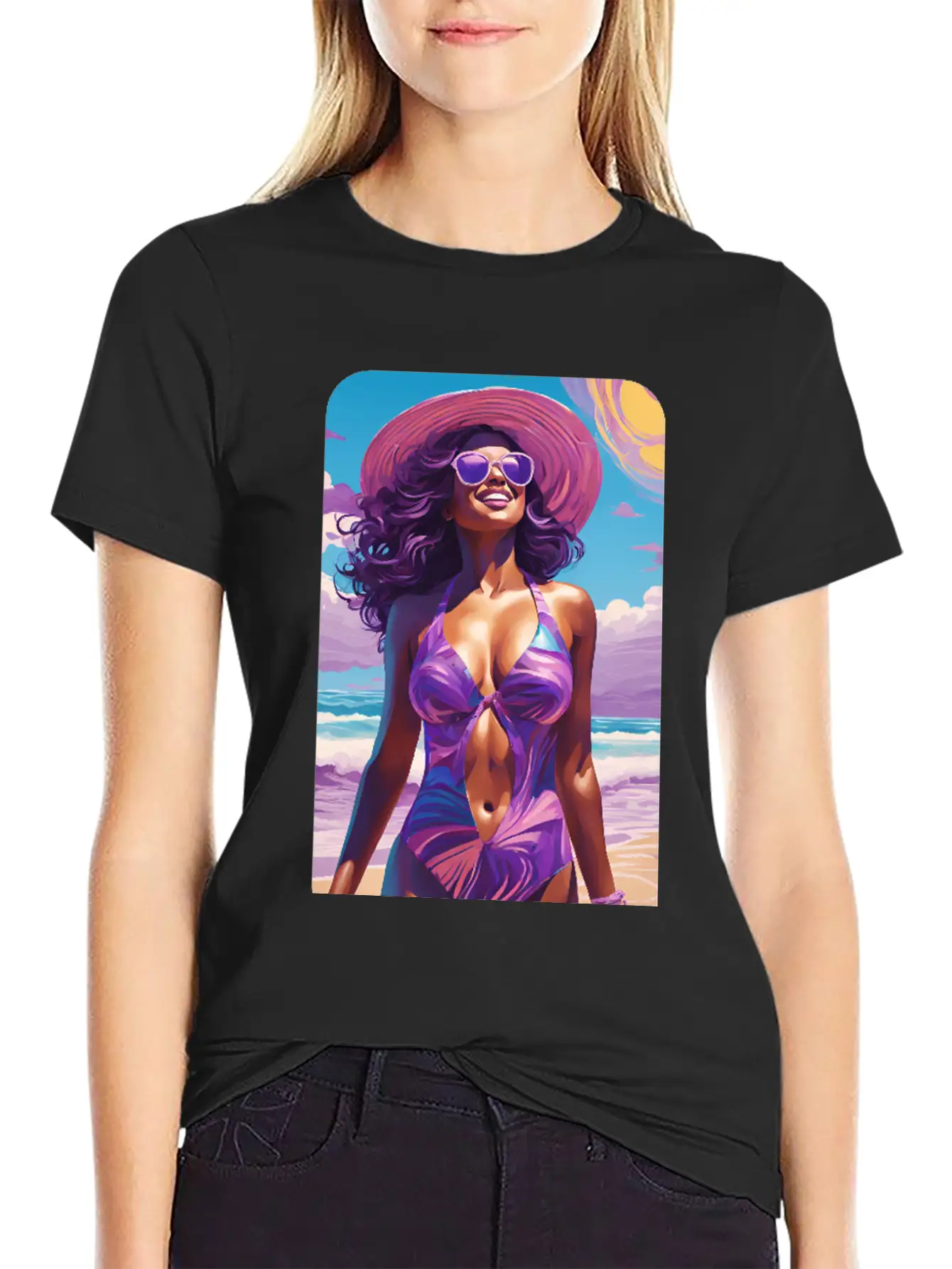 Beachy Breeze Modern Fit Casual T-Shirt – Clean And Versatile Design