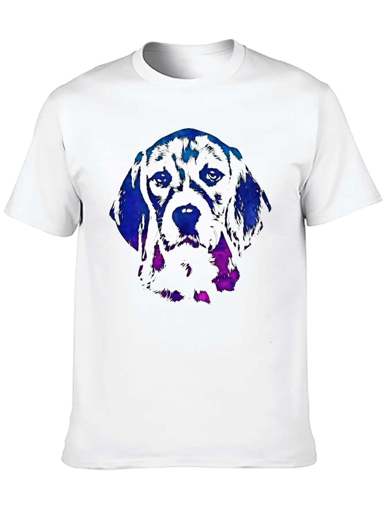 Beagle Dog Digital Art Lightweight Cotton T-Shirt – Daily Comfort Graphic Shirt
