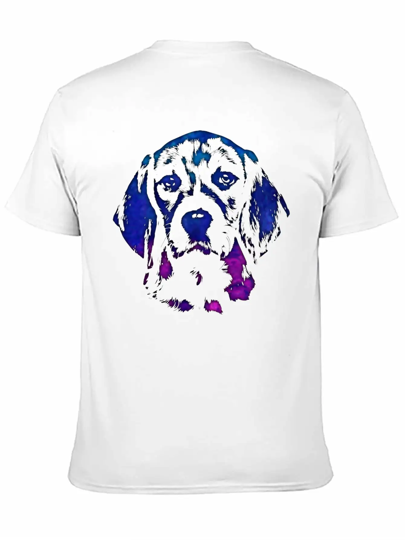 Beagle Dog Digital Art Lightweight Cotton T-Shirt – Daily Comfort Graphic Shirt