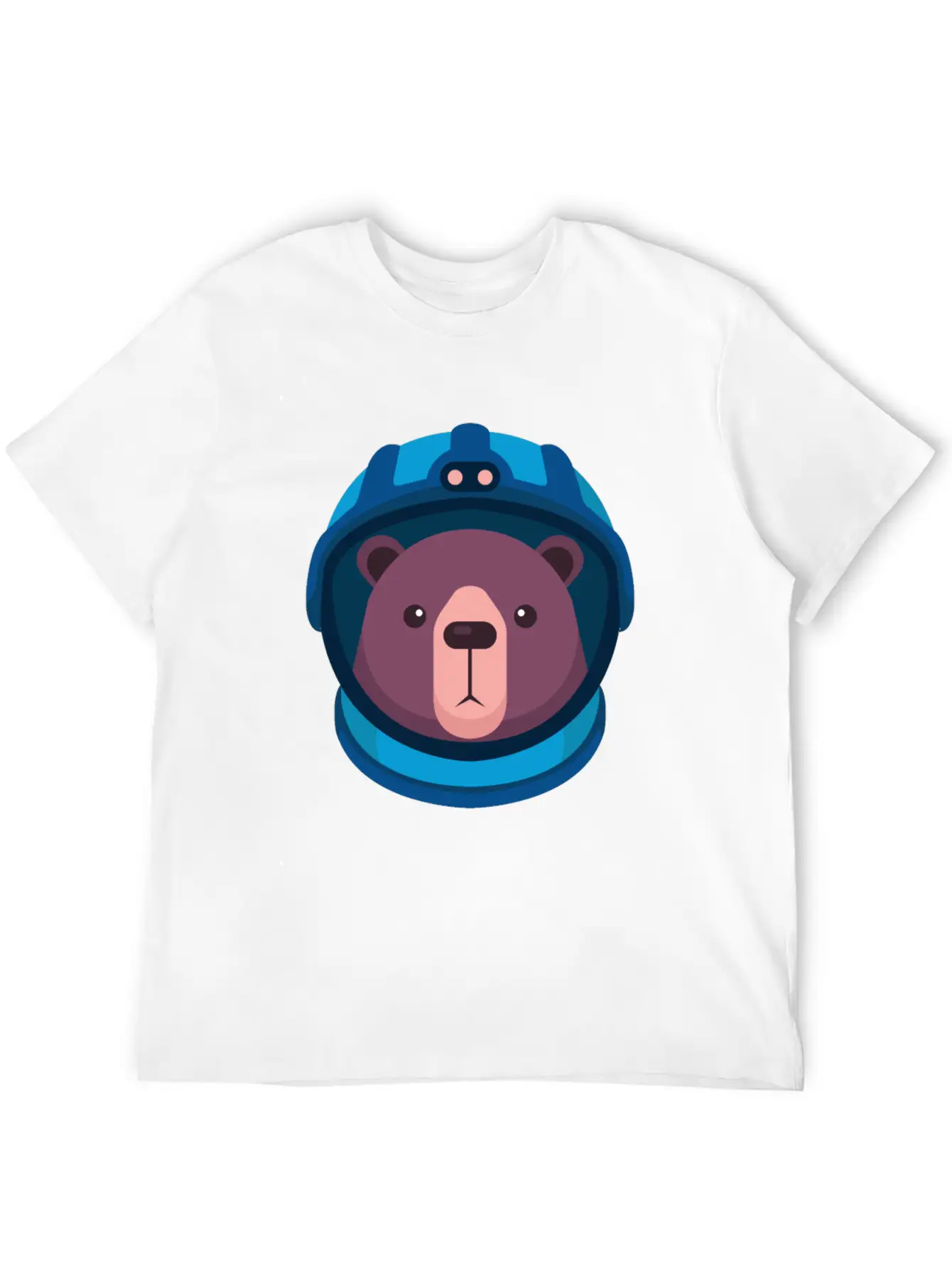 Bear Astronaut Space Space Gift Unisex Casual T-Shirt – Clean Design For Daily Comfort