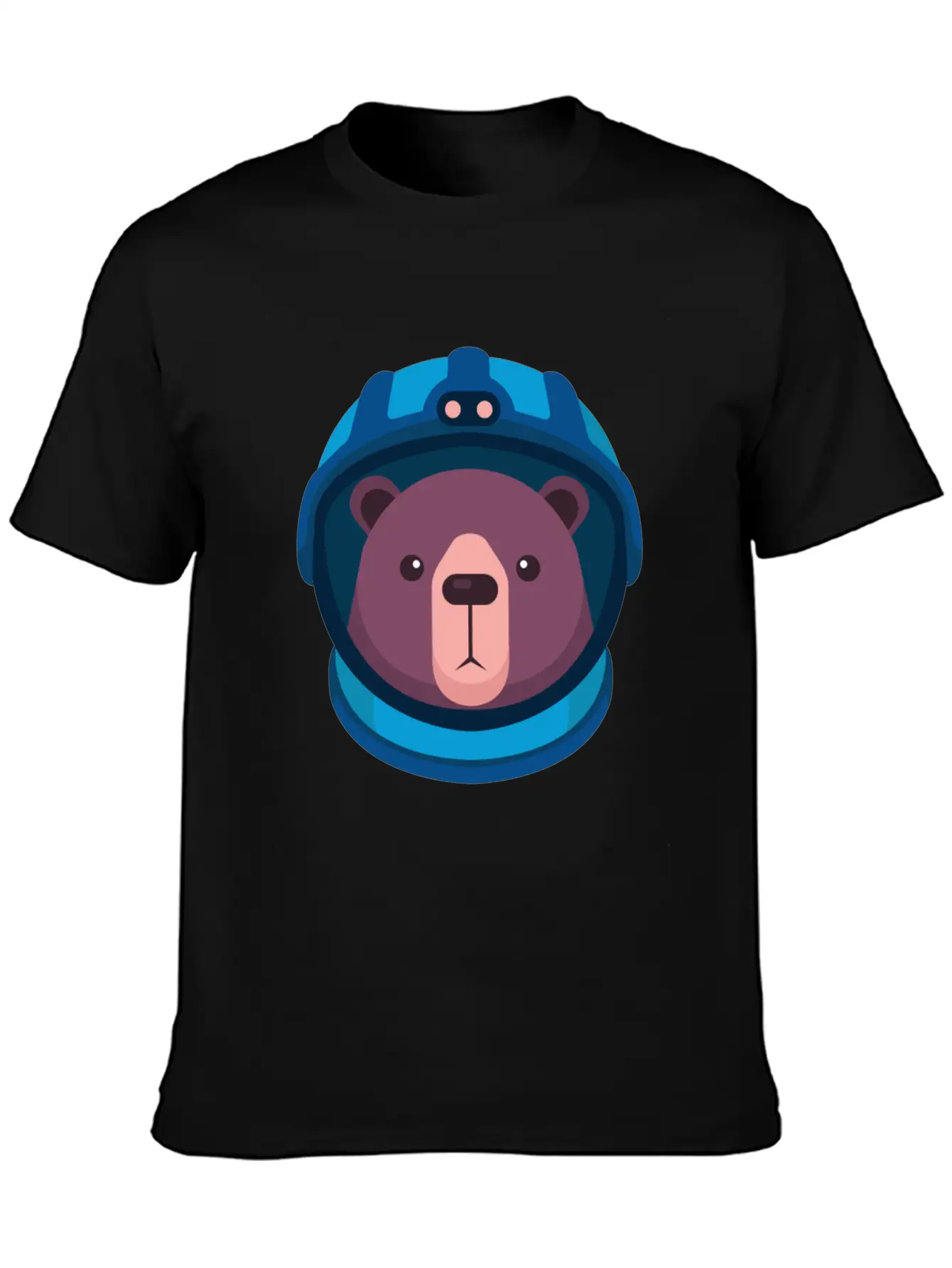 Bear Astronaut Space Space Gift Unisex Casual T-Shirt – Clean Design For Daily Comfort