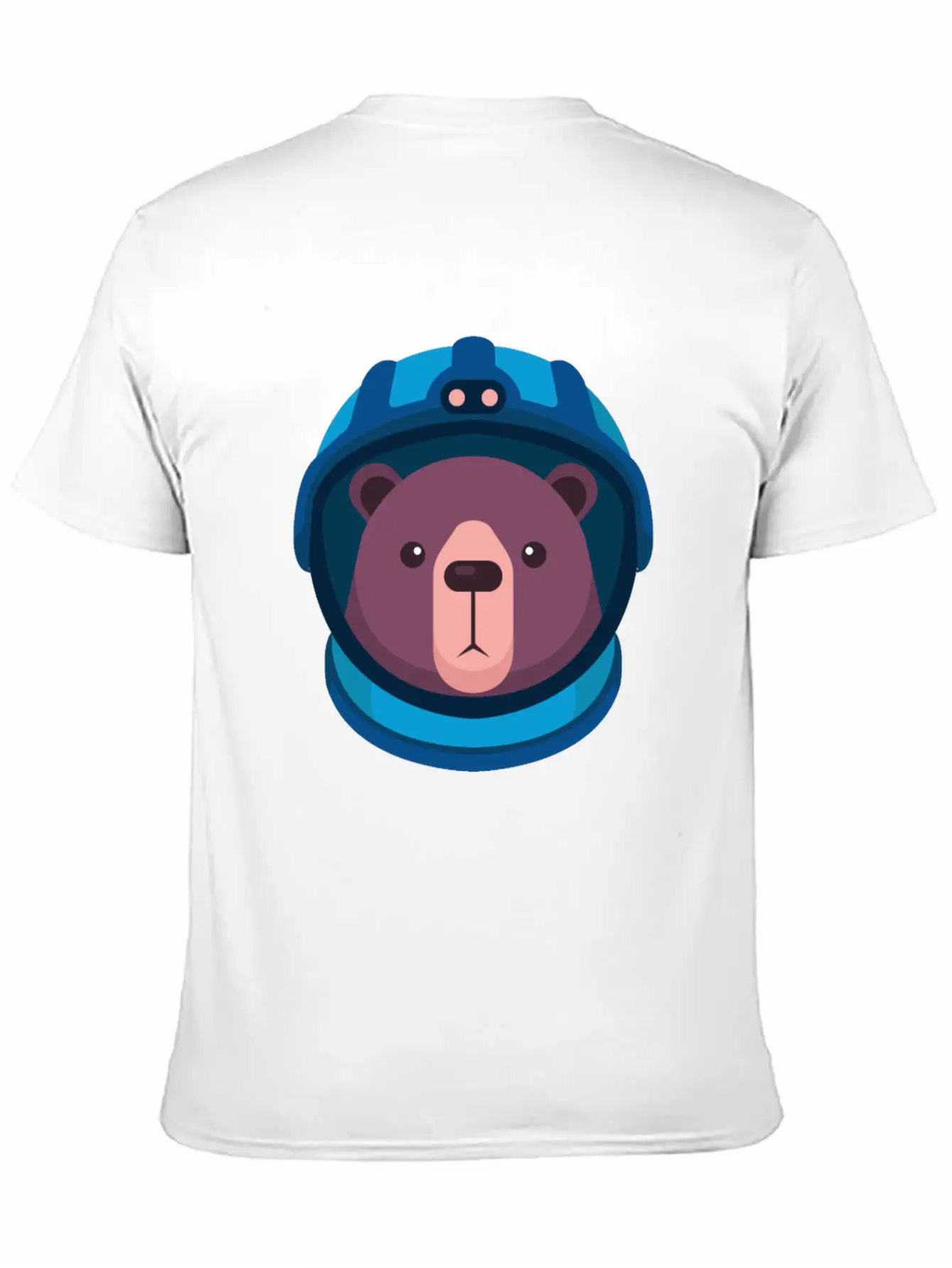 Bear Astronaut Space Space Gift Unisex Casual T-Shirt – Clean Design For Daily Comfort
