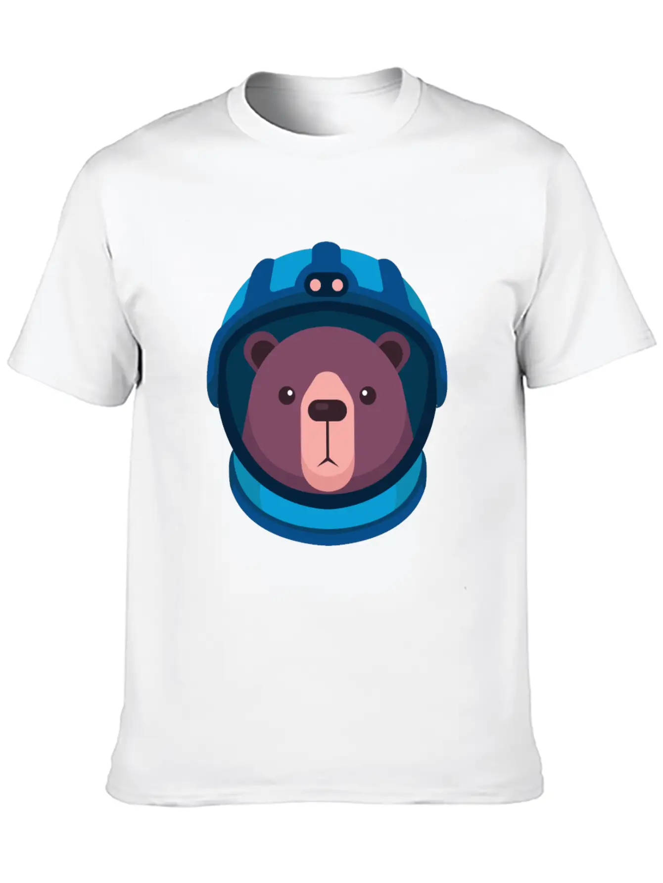 Bear Astronaut Space Space Gift Unisex Casual T-Shirt – Clean Design For Daily Comfort