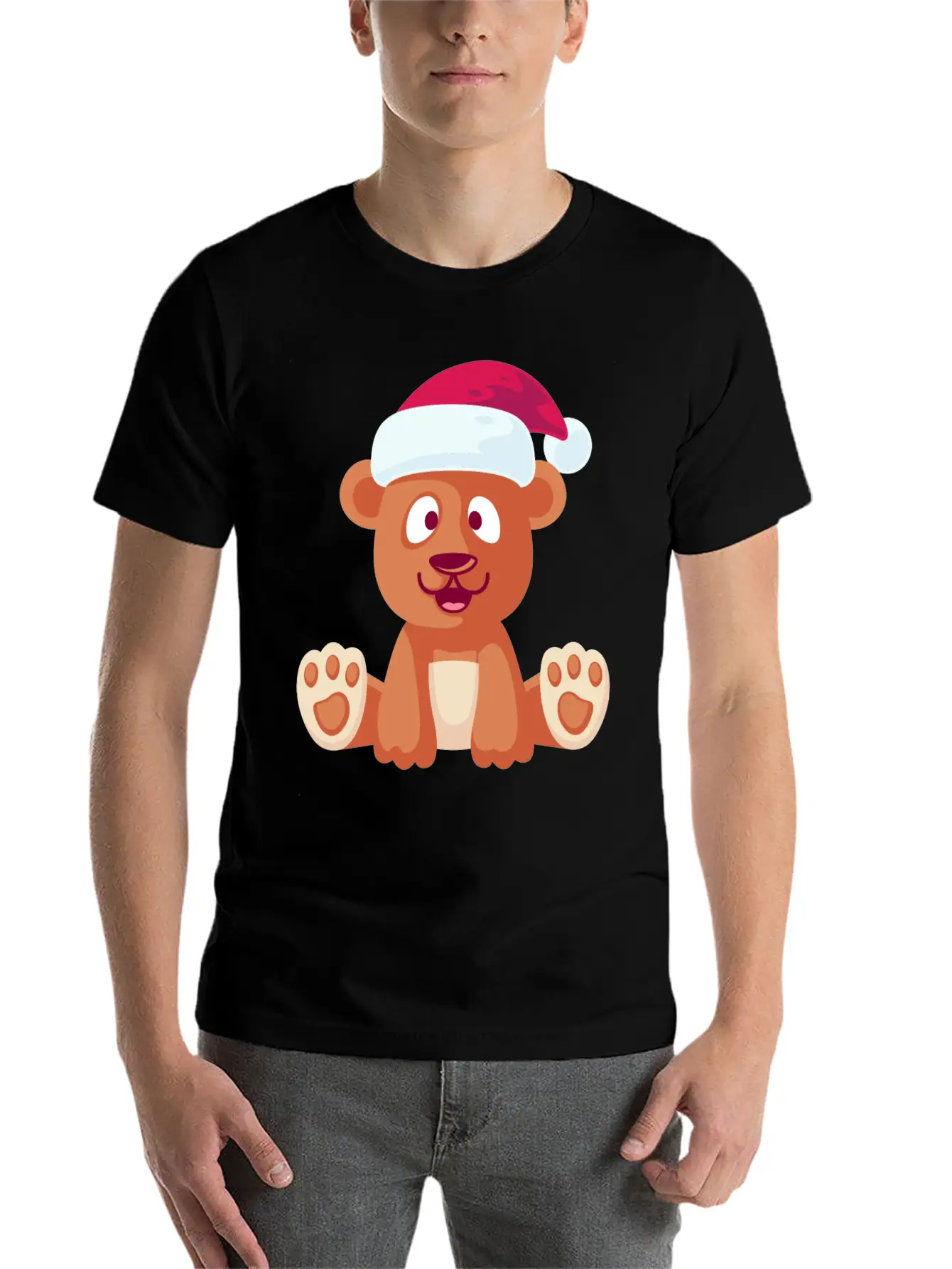 Bear Freexmas17mnr Soft Cotton Short Sleeve Tee – Unisex Wardrobe Staple