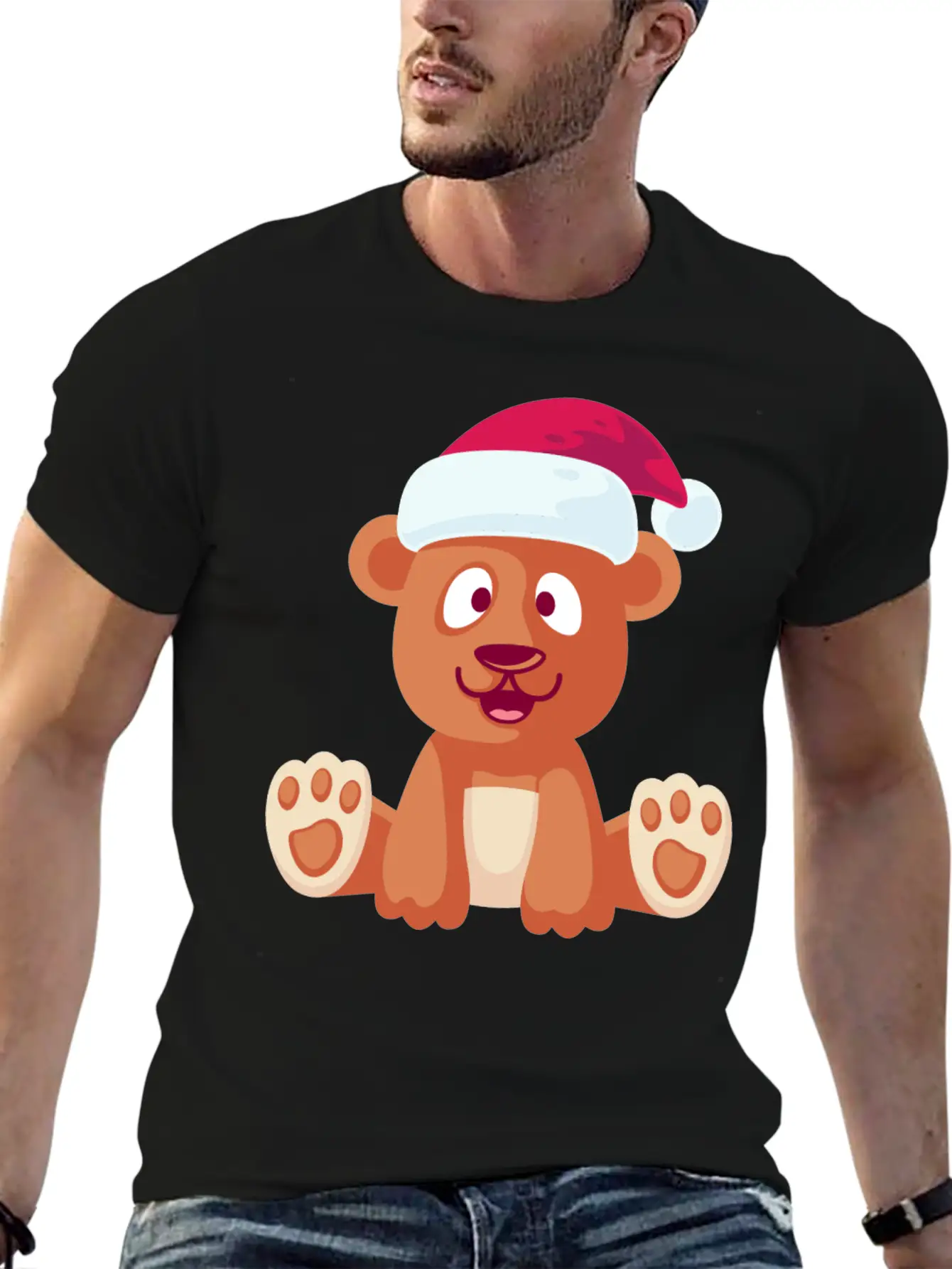 Bear Freexmas17mnr Soft Cotton Short Sleeve Tee – Unisex Wardrobe Staple