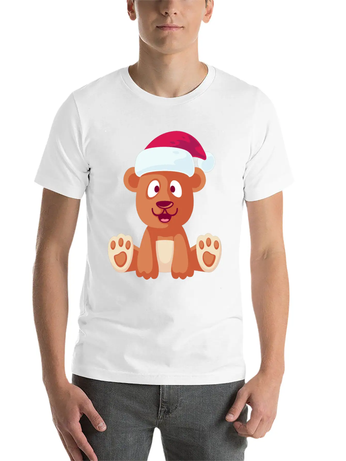 Bear Freexmas17mnr Soft Cotton Short Sleeve Tee – Unisex Wardrobe Staple