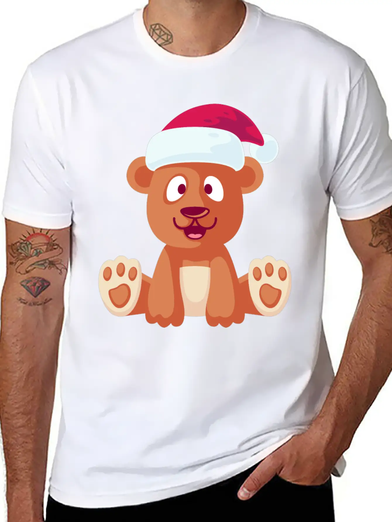 Bear Freexmas17mnr Soft Cotton Short Sleeve Tee – Unisex Wardrobe Staple