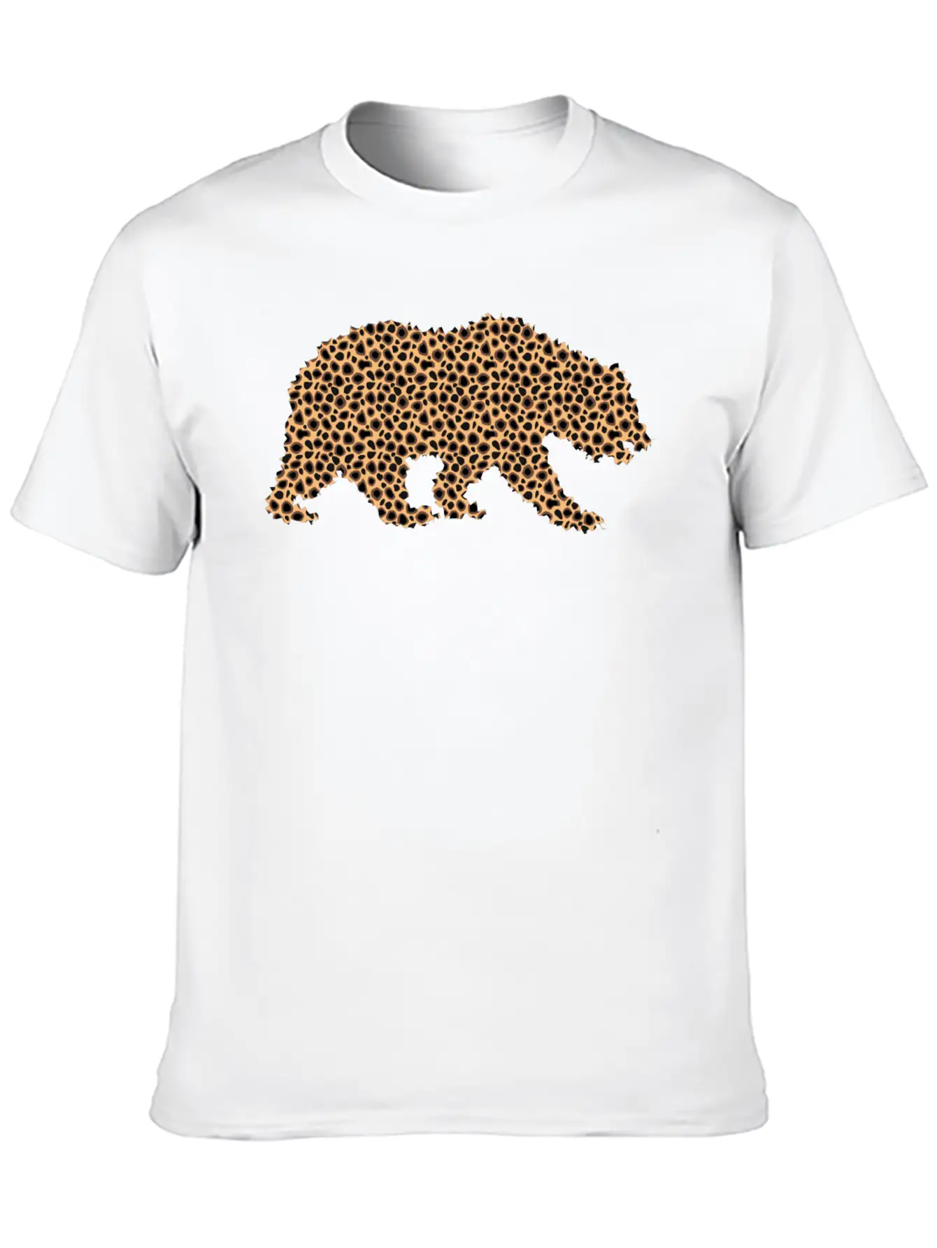 Bear Grizzly Exclusive Design Gift Graphic Artwork Unisex Casual T-Shirt ��� Clean Design For Daily Comfort