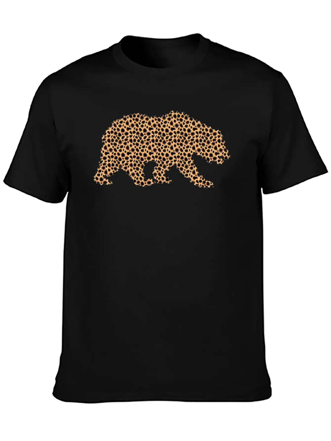 Bear Grizzly Exclusive Design Gift Graphic Artwork Unisex Casual T-Shirt ��� Clean Design For Daily Comfort