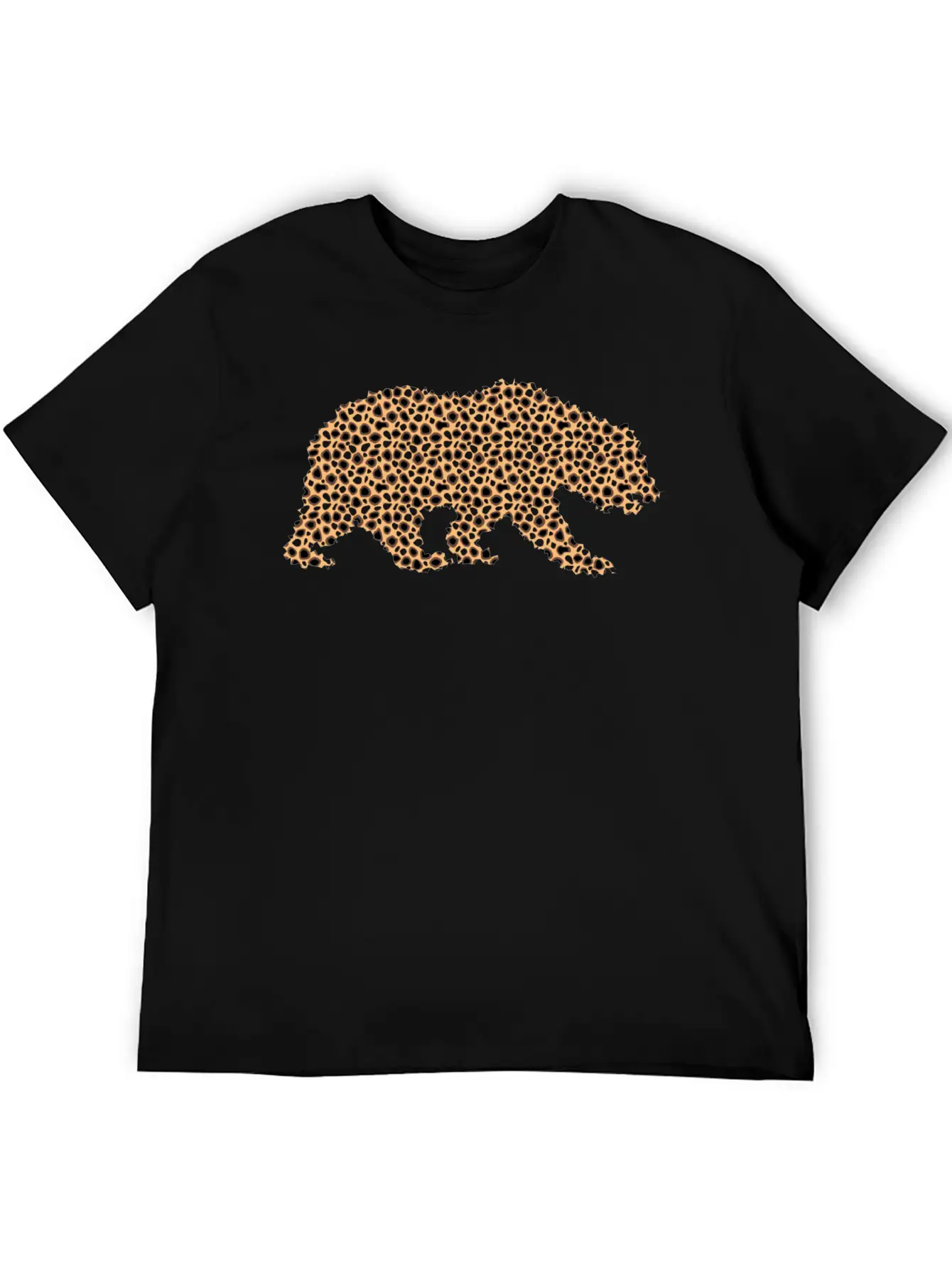 Bear Grizzly Exclusive Design Gift Graphic Artwork Unisex Casual T-Shirt ��� Clean Design For Daily Comfort