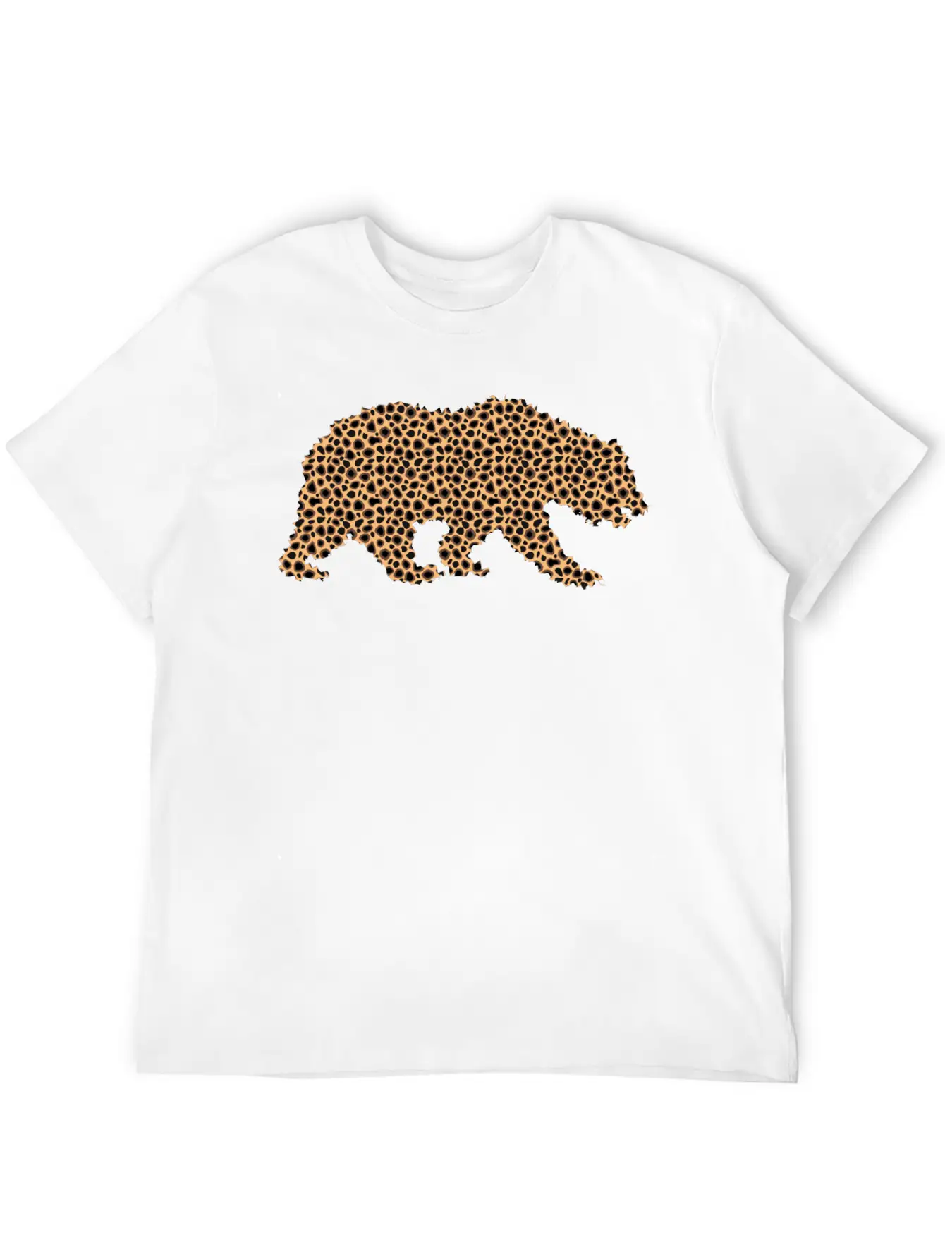 Bear Grizzly Exclusive Design Gift Graphic Artwork Unisex Casual T-Shirt ��� Clean Design For Daily Comfort