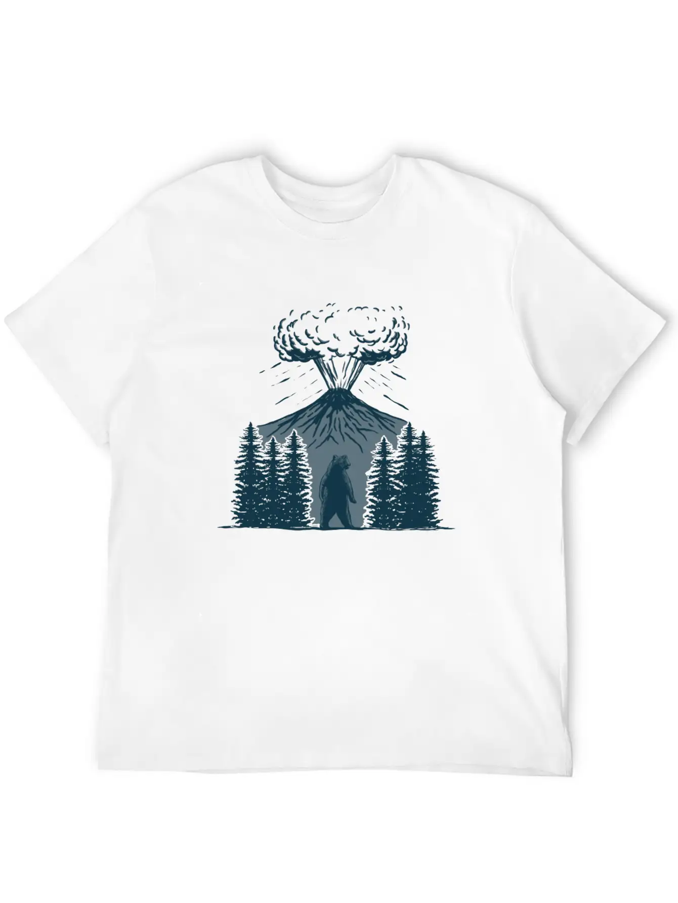 Bear Life Style Classic Fit Graphic Tee For Daily Comfort – Unisex Cotton Shirt