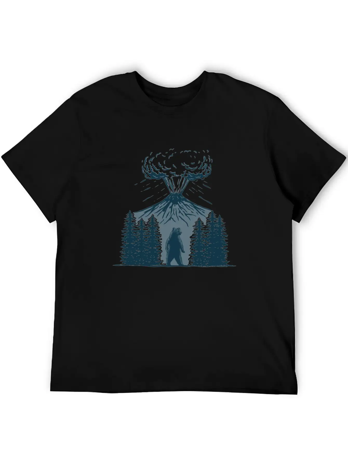 Bear Life Style Classic Fit Graphic Tee For Daily Comfort – Unisex Cotton Shirt
