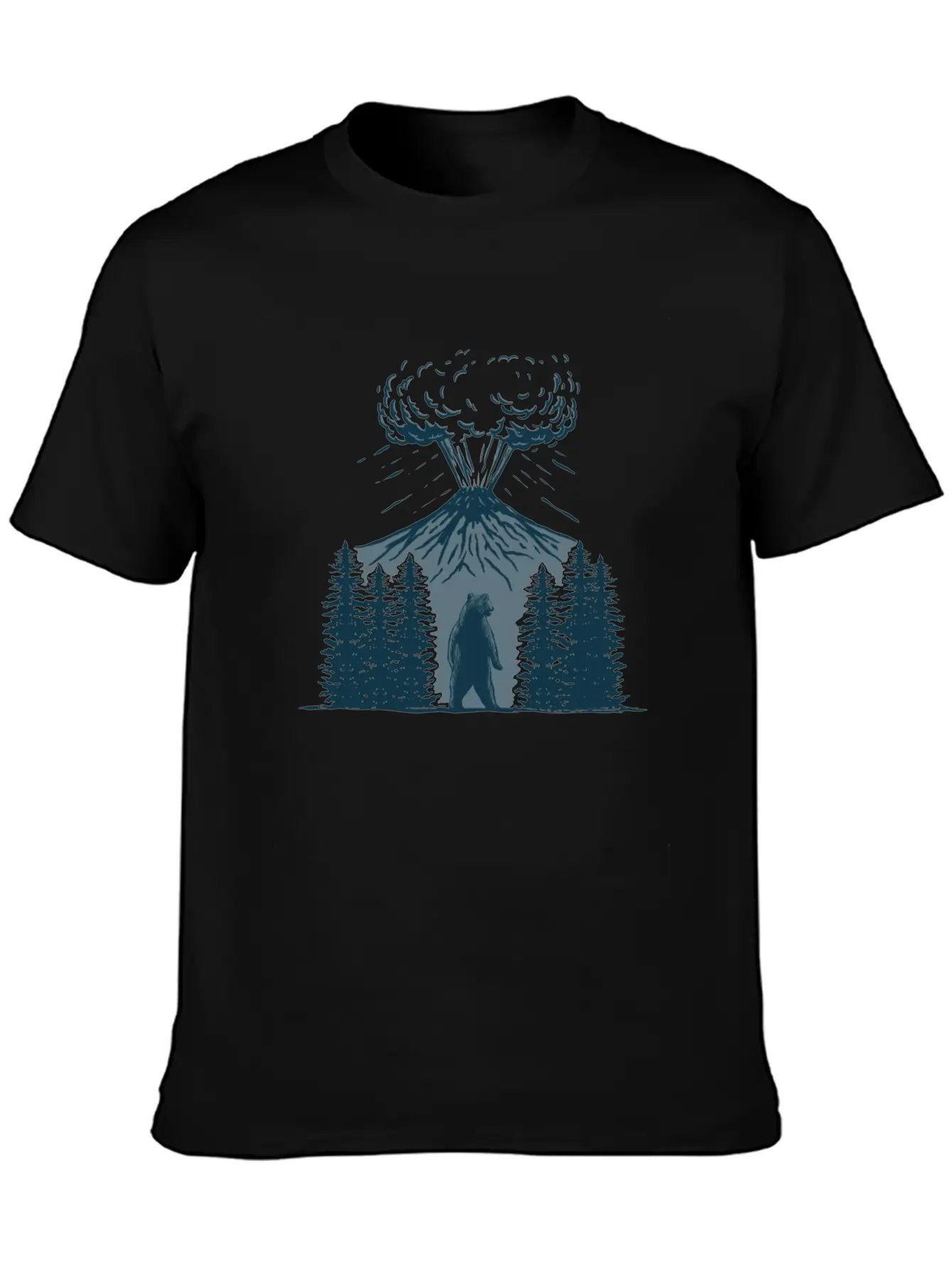 Bear Life Style Classic Fit Graphic Tee For Daily Comfort – Unisex Cotton Shirt