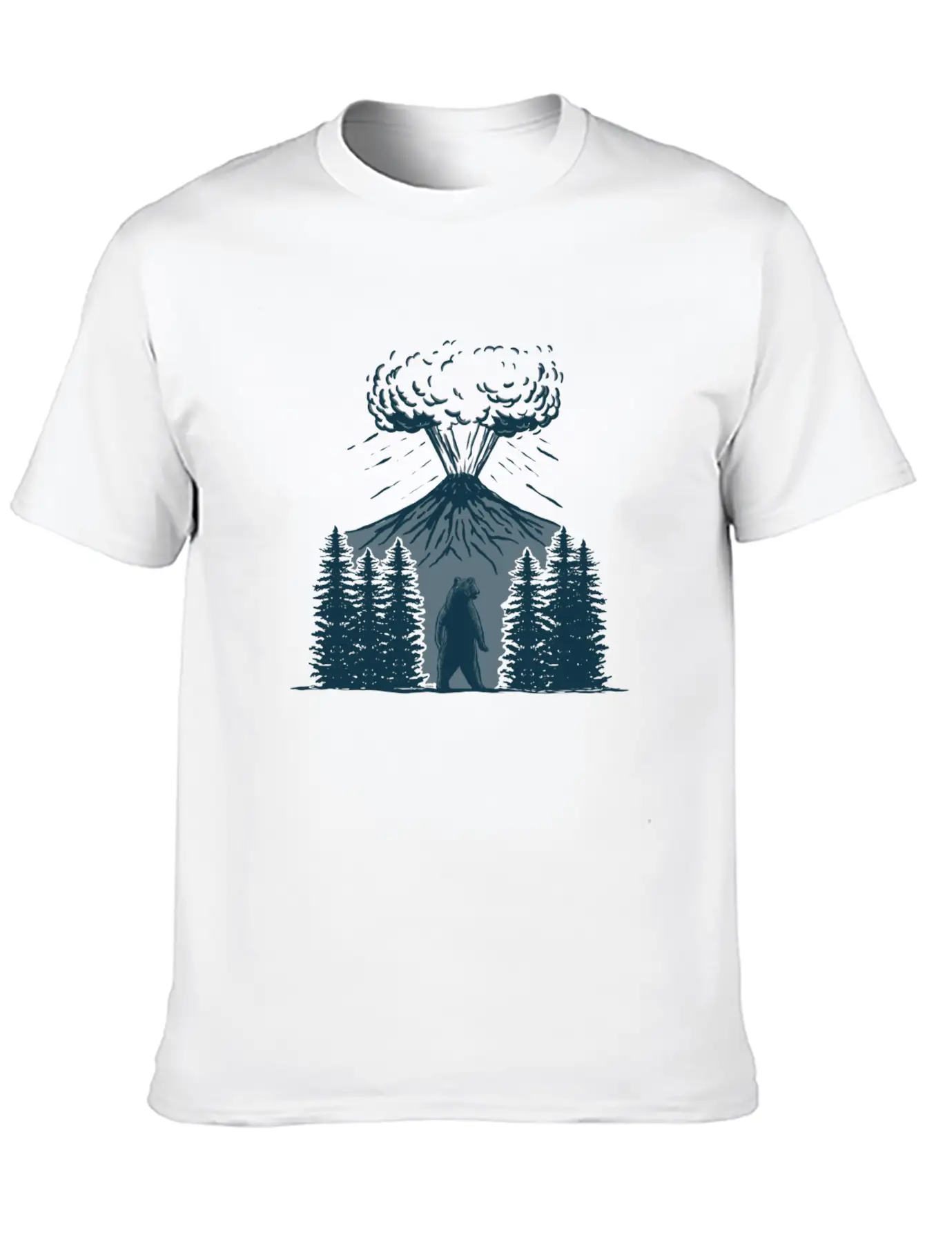 Bear Life Style Classic Fit Graphic Tee For Daily Comfort – Unisex Cotton Shirt