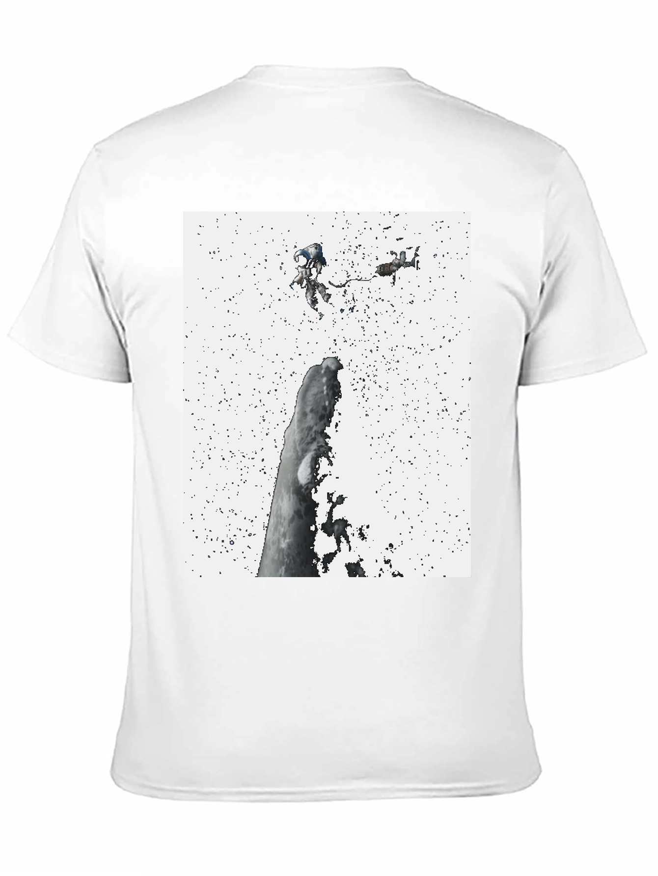 Astronauts in Space Black Tee