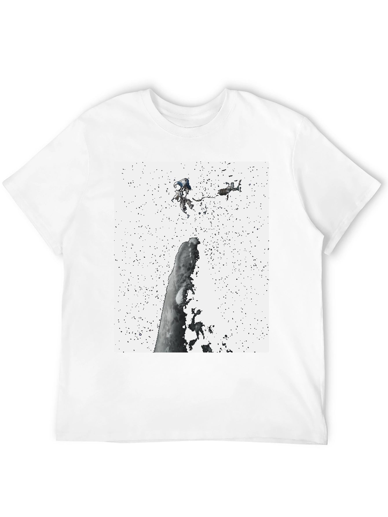 Astronauts in Space Black Tee