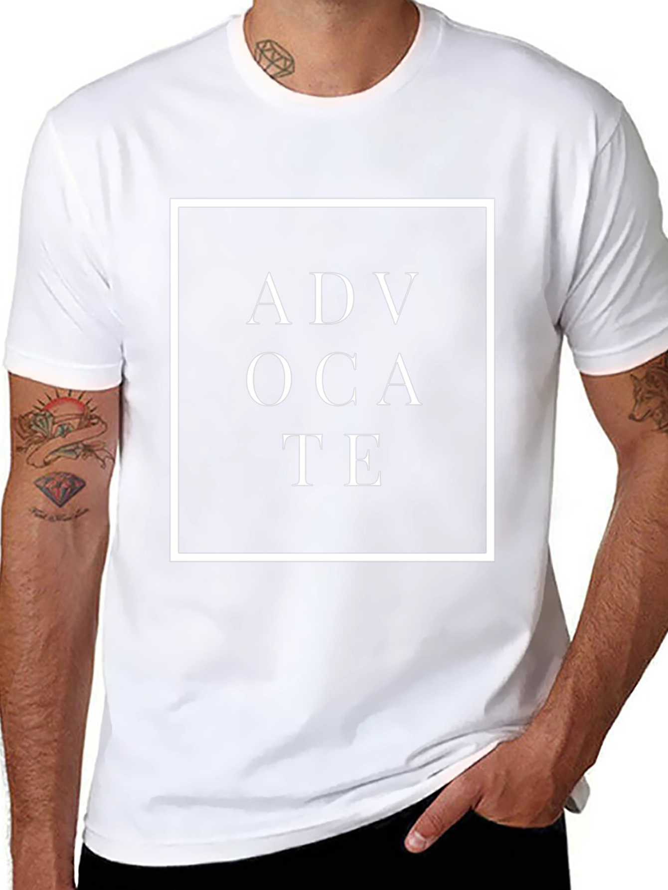 Advocate Graphic Tee - Mens Black T-Shirt