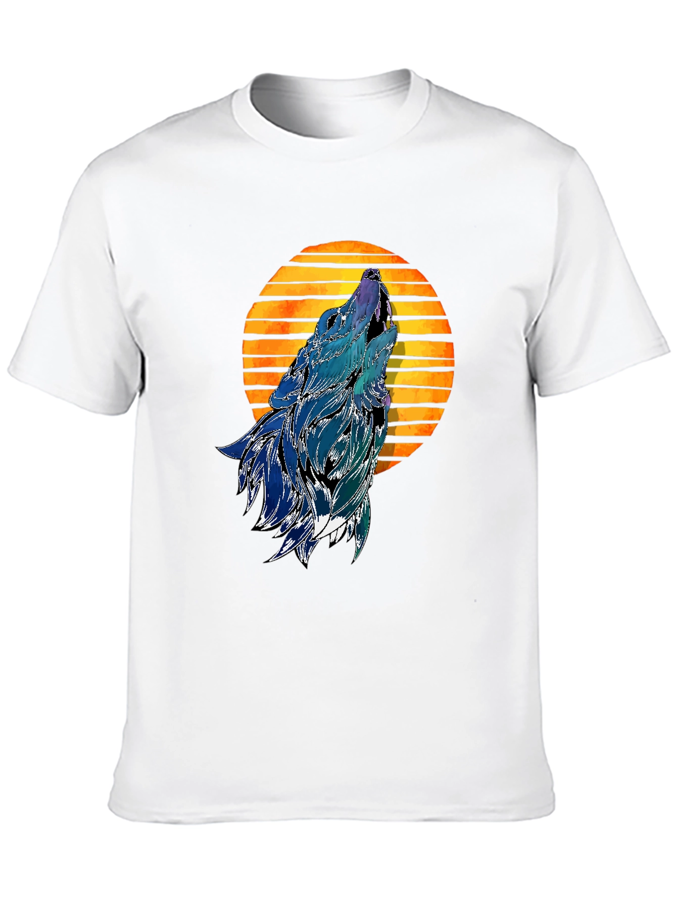 Wolf Howling at Moon T-Shirt