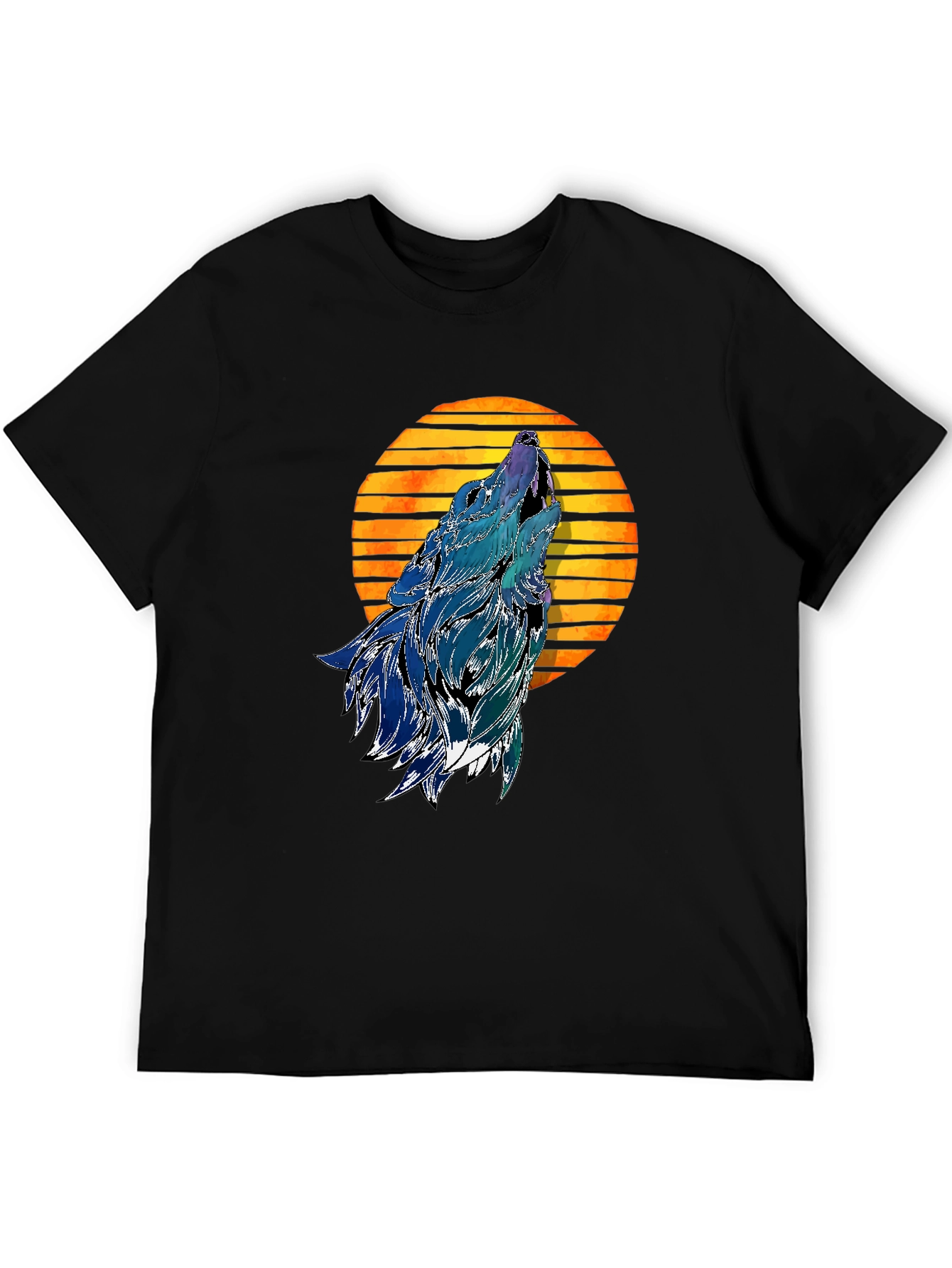 Wolf Howling at Moon T-Shirt