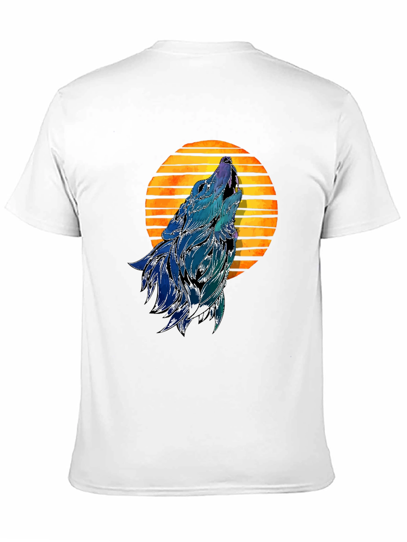Wolf Howling at Moon T-Shirt