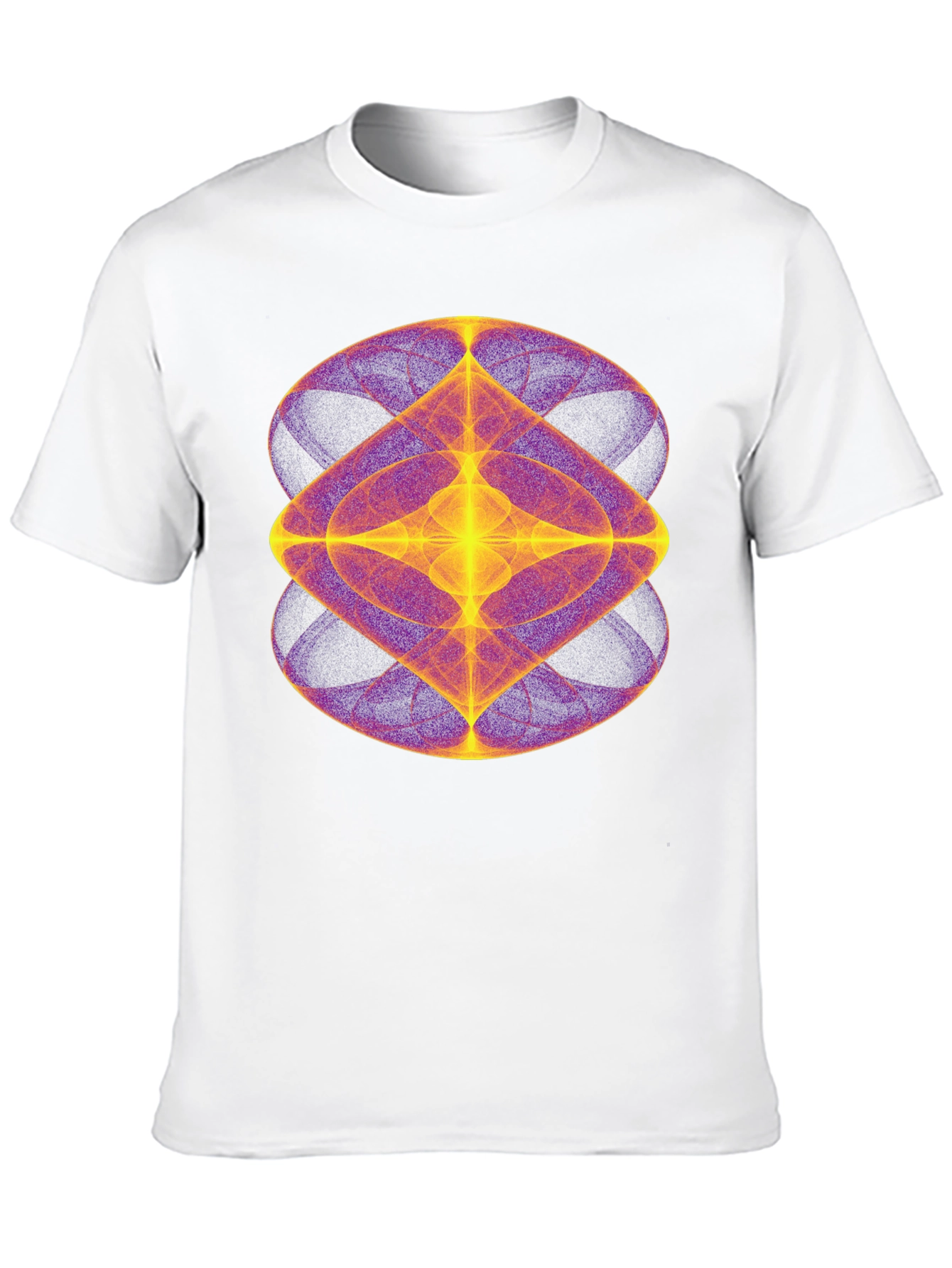 Abstract Geometric Graphic Black T-Shirt