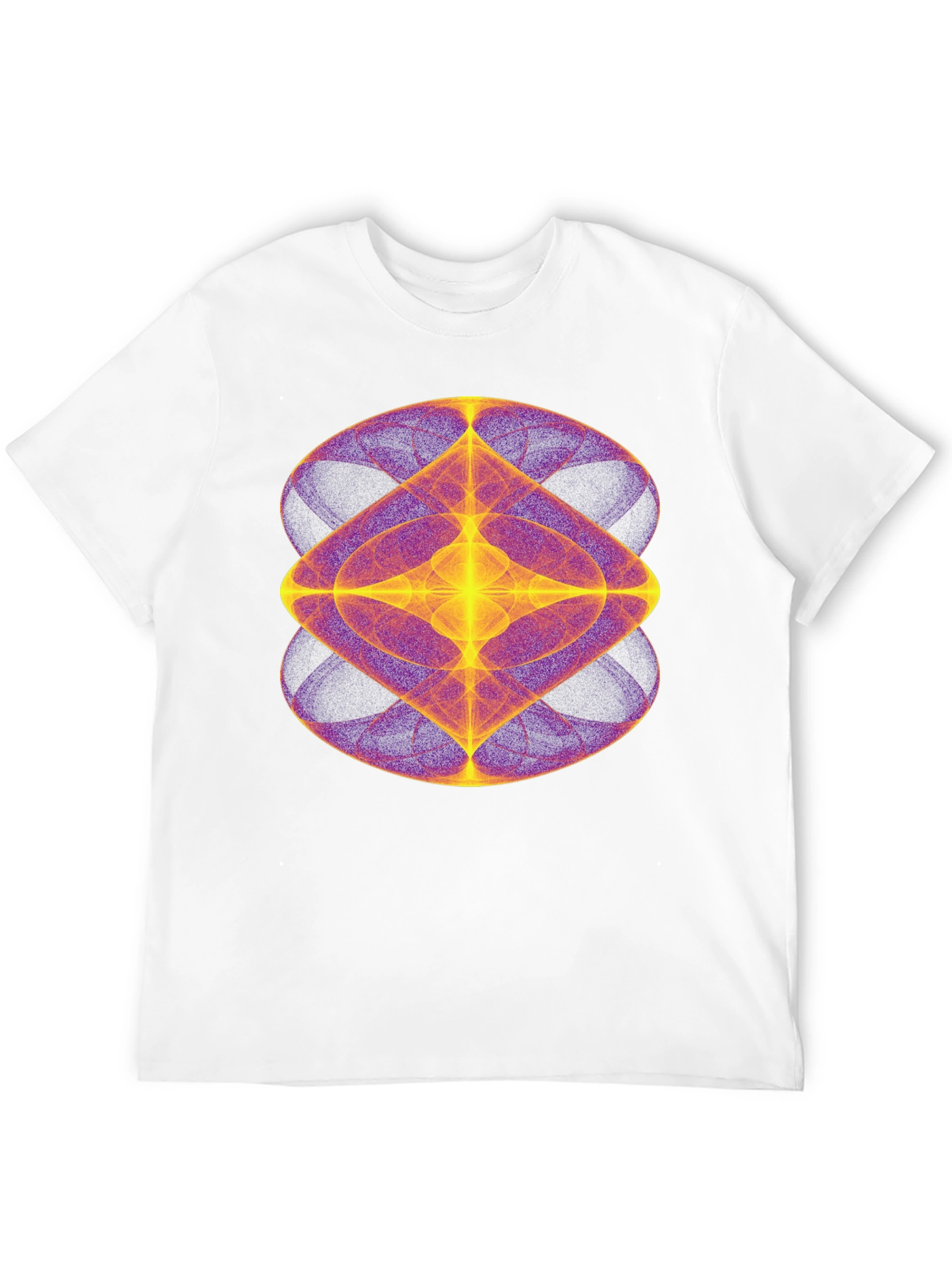Abstract Geometric Graphic Black T-Shirt