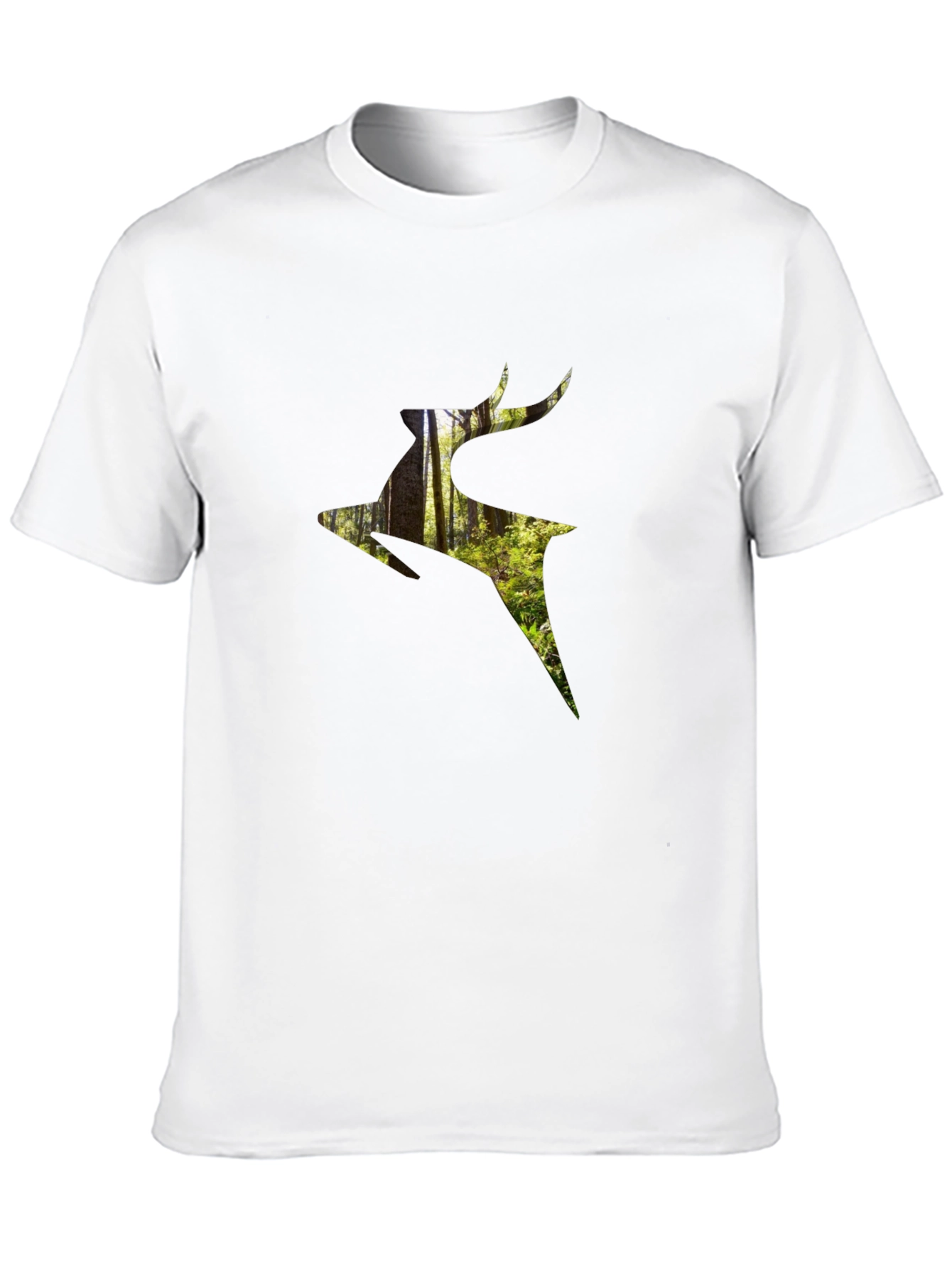 Nature Deer Graphic T-Shirt - Modern Style