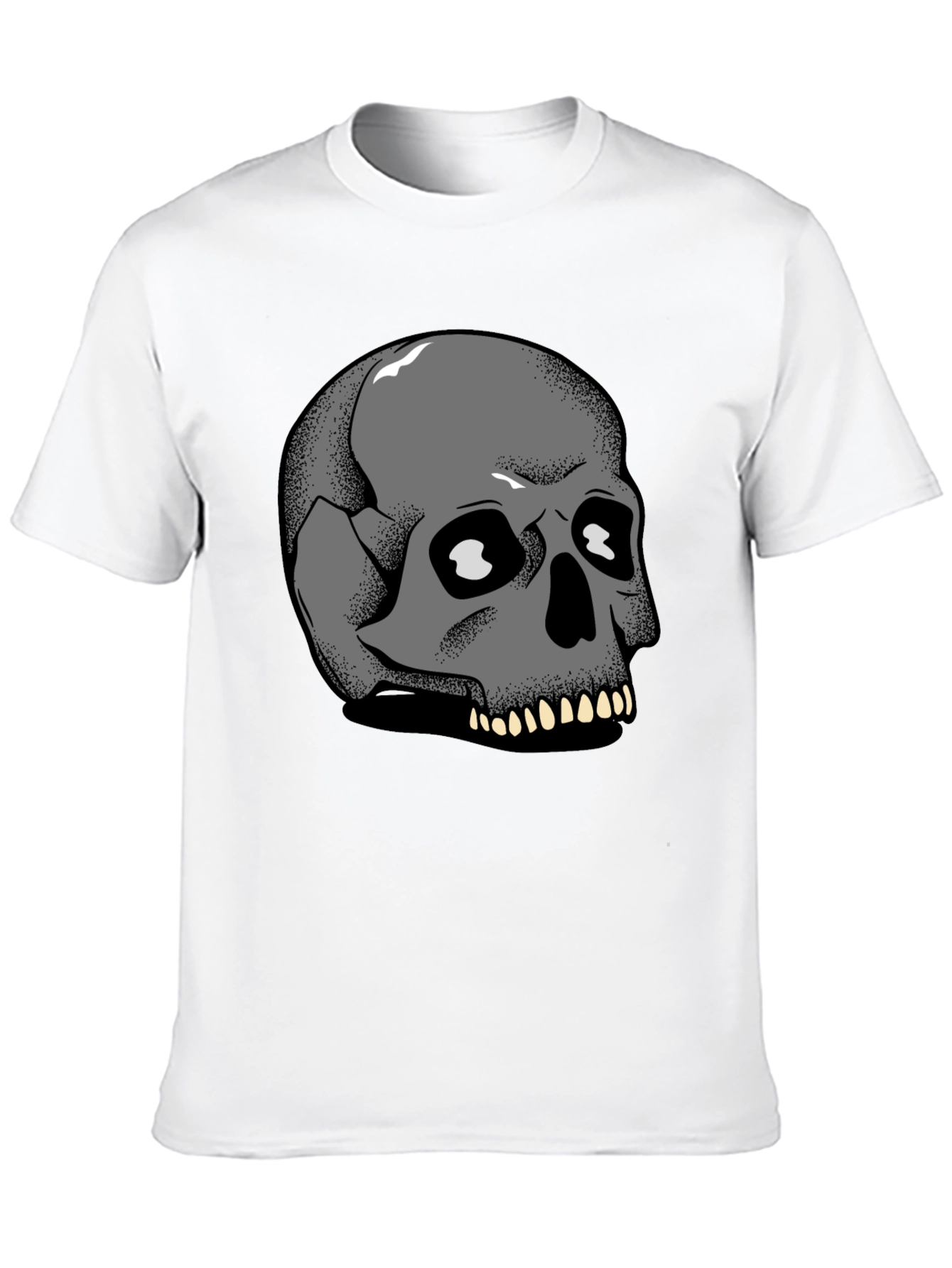 Skull Graphic Tee - Mens Black T-Shirt
