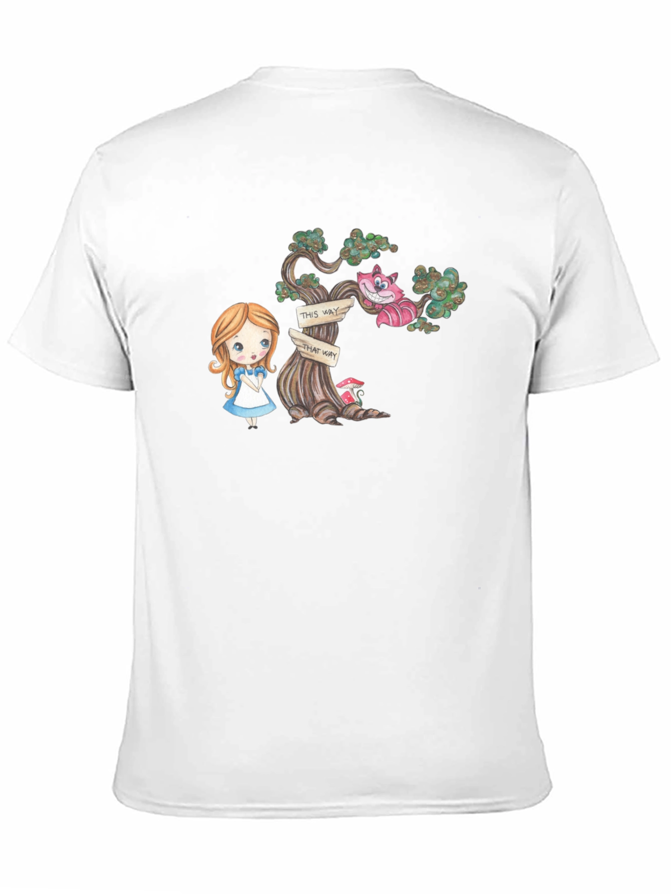 Alice in Wonderland Graphic Tee - Black