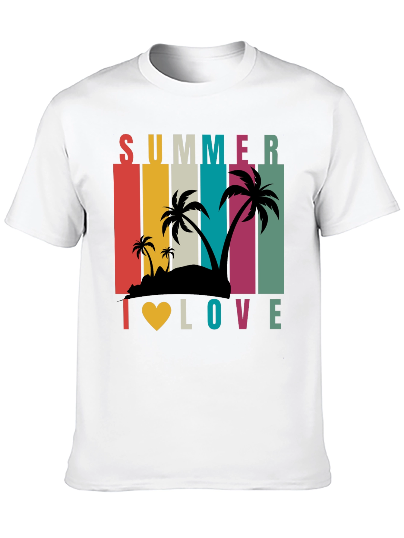 Summer I Love Retro T-Shirt