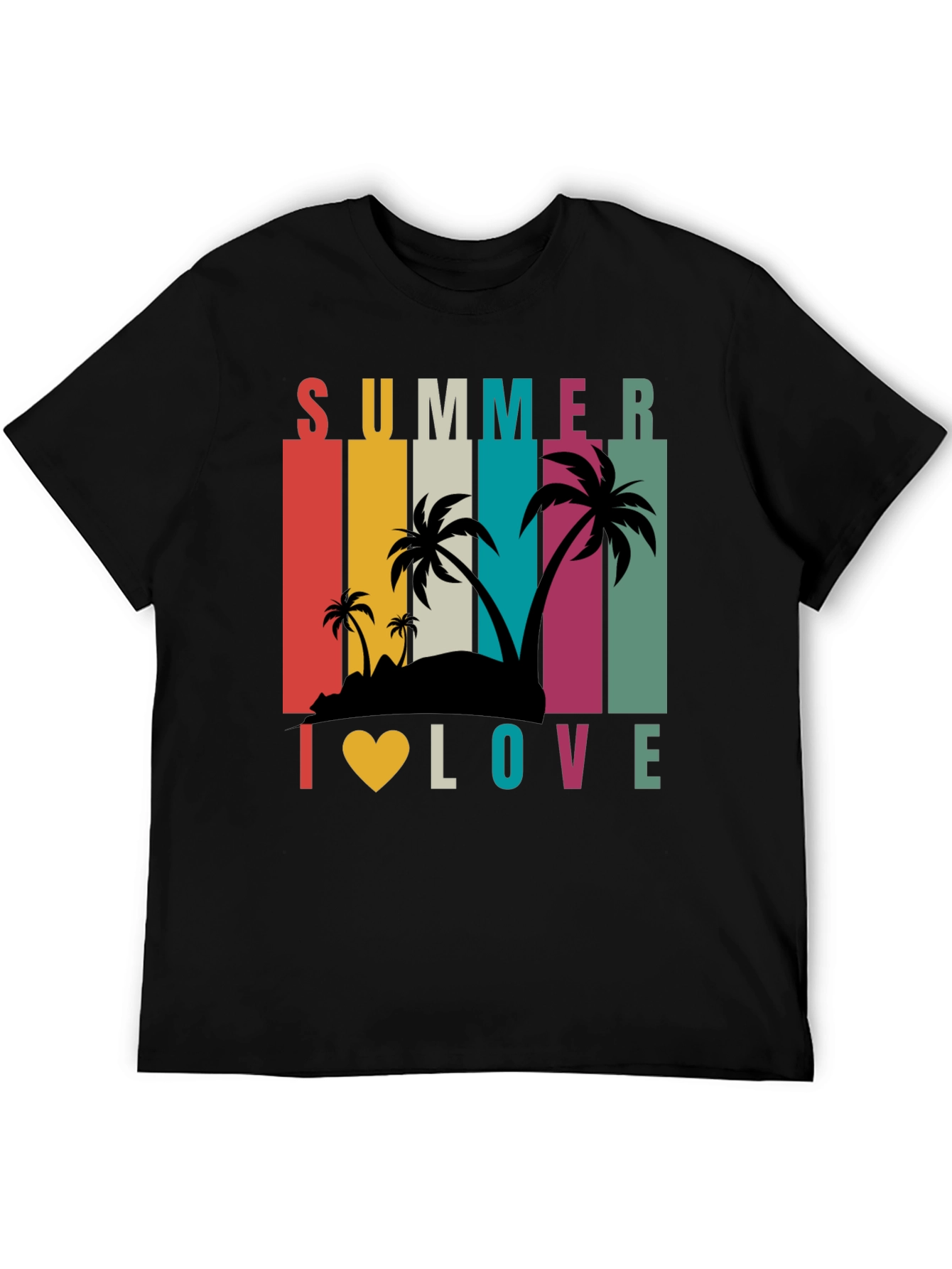 Summer I Love Retro T-Shirt