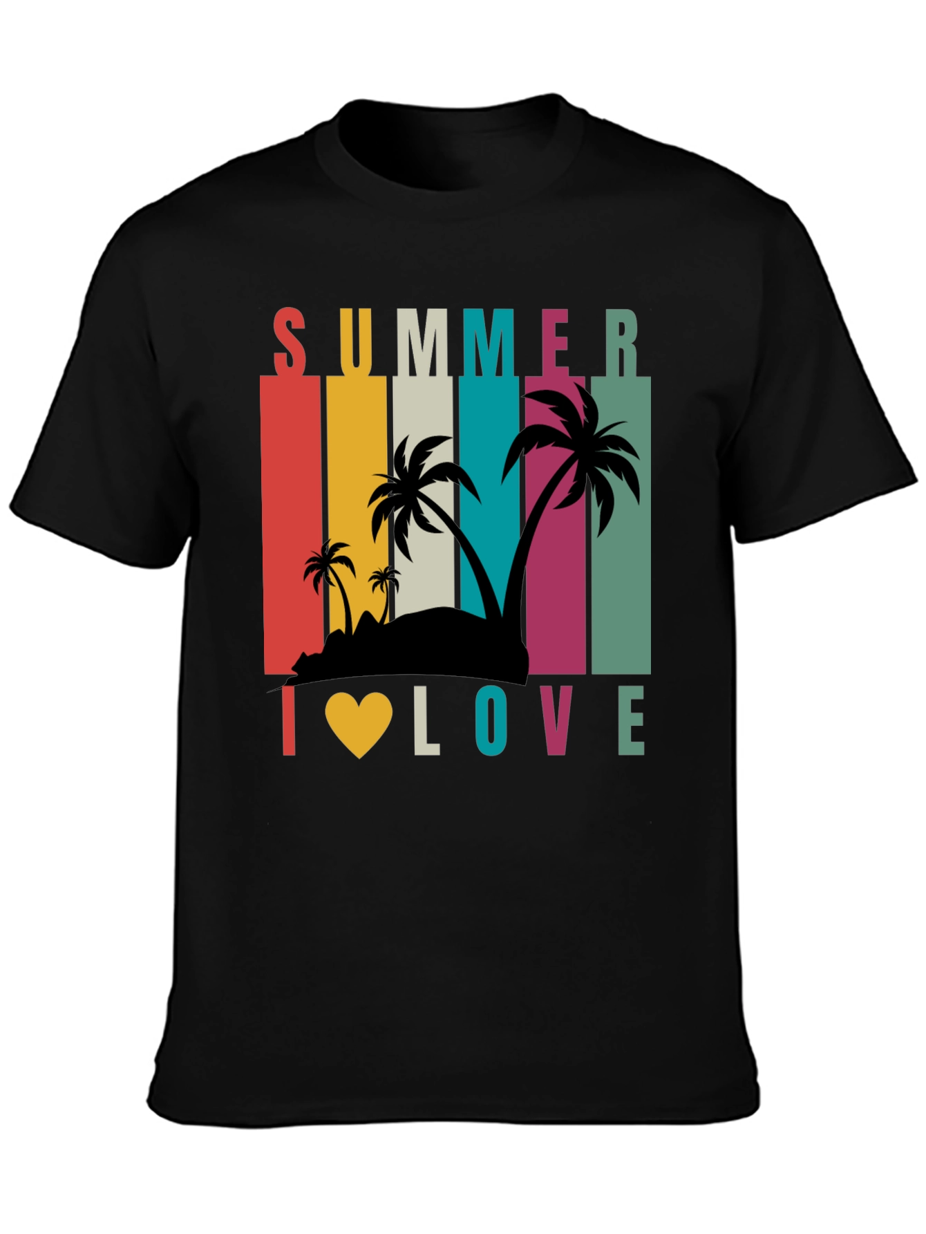 Summer I Love Retro T-Shirt